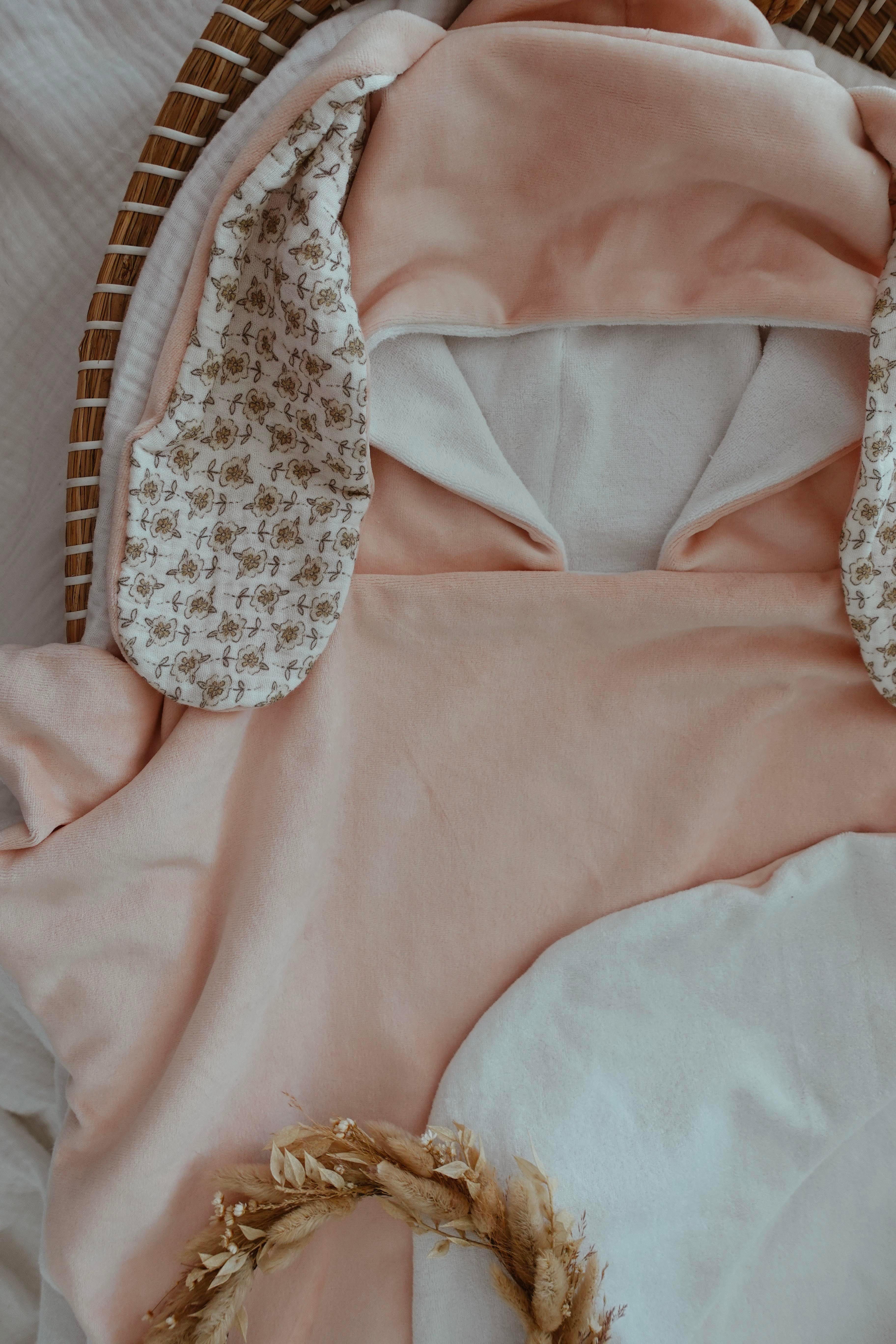 Poncho Velours - Retro Floral