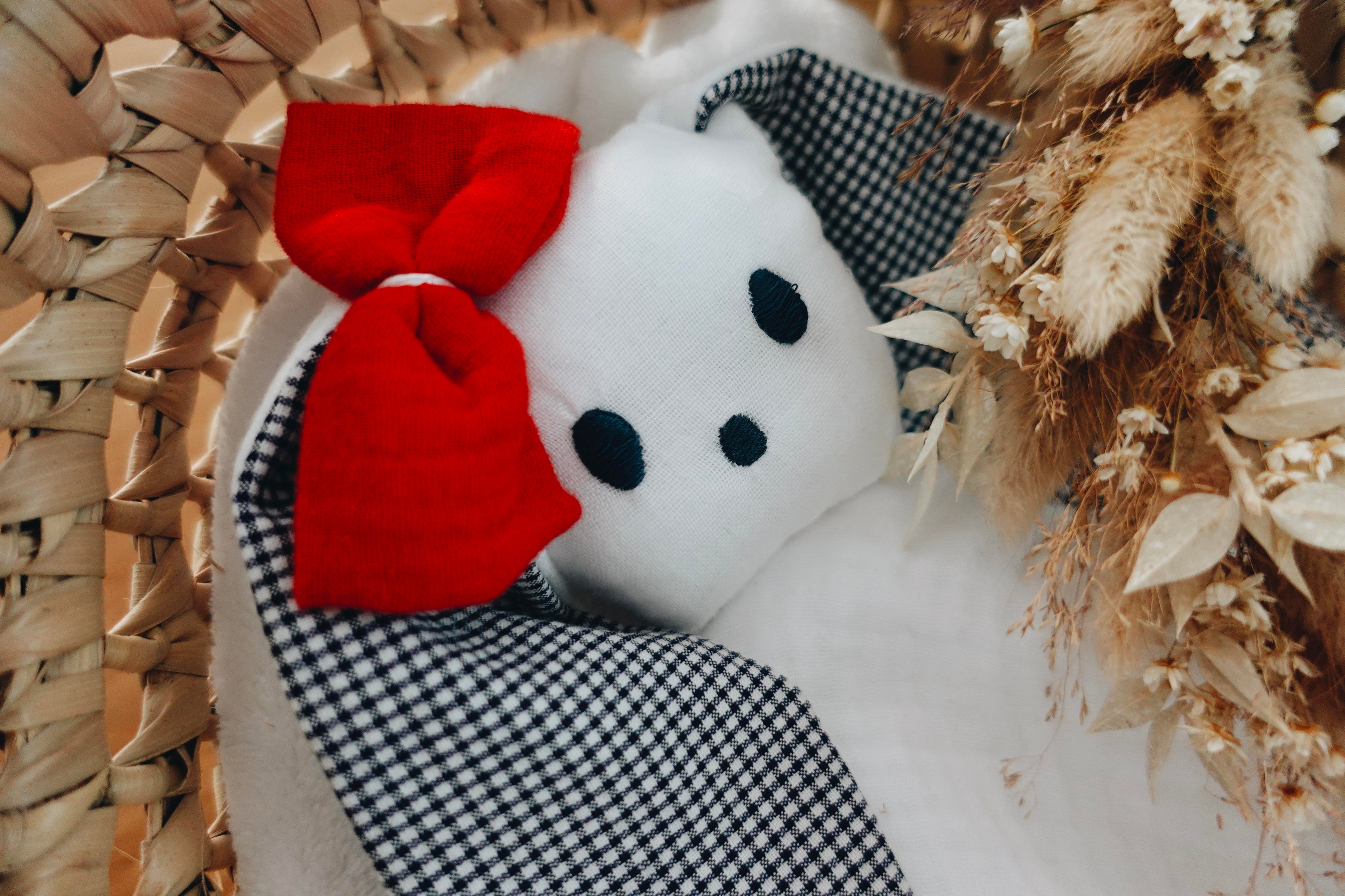 Doudou Lange Câlin Noeuds - Vichy