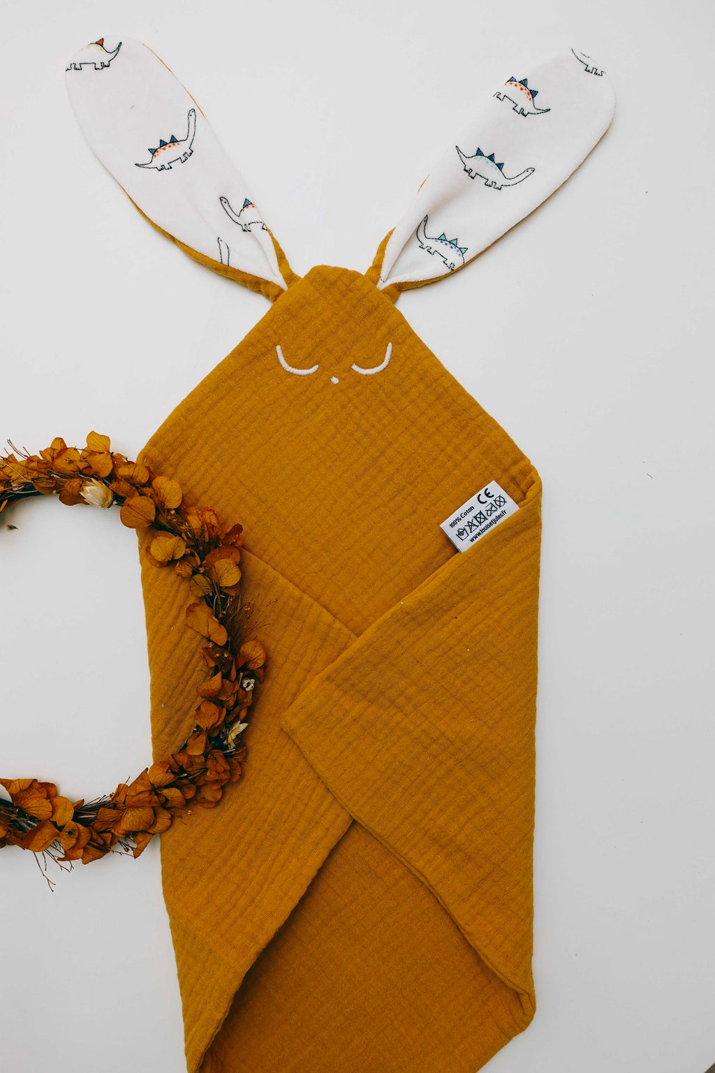 Doudou Lange Cocooning - Poppy Dino
