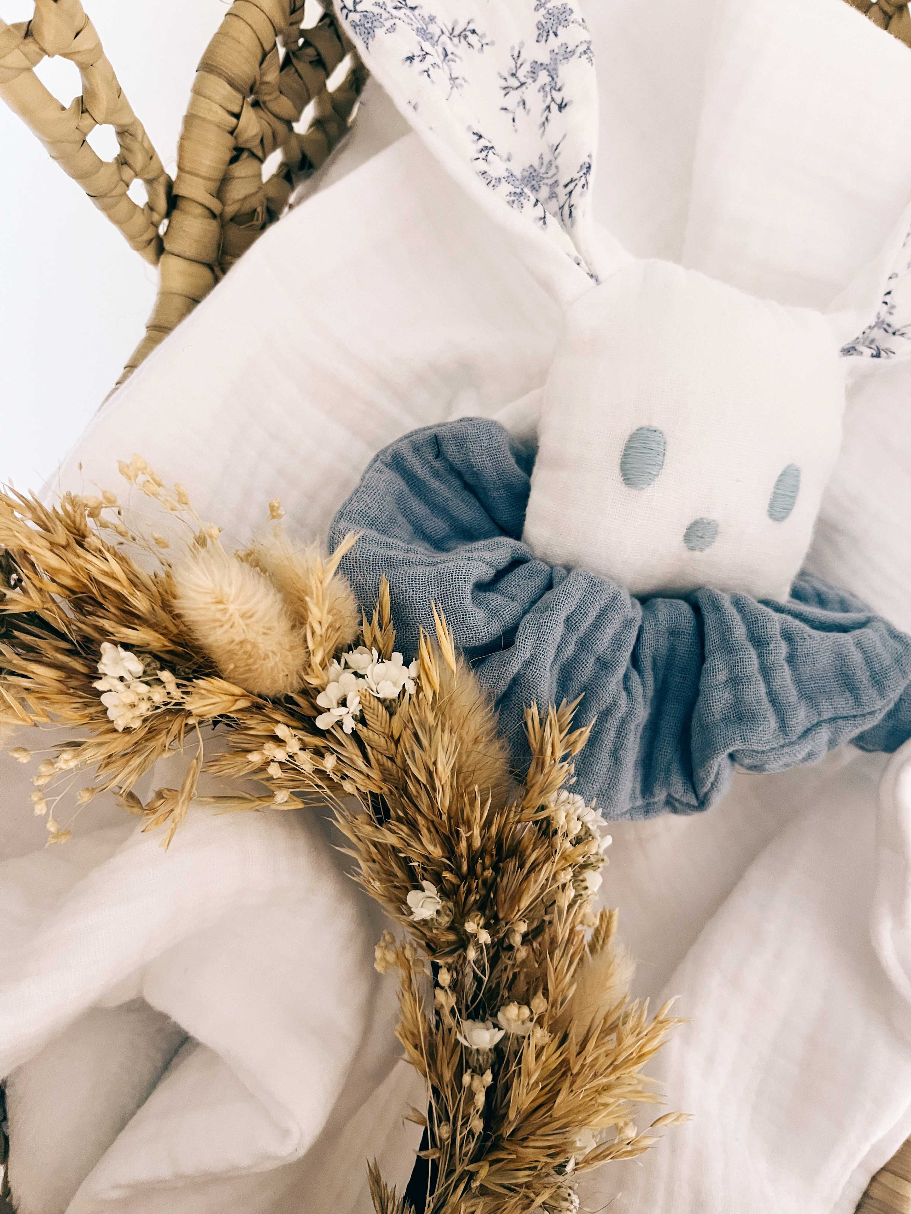 Doudou lange Câlin - Margot Bleu