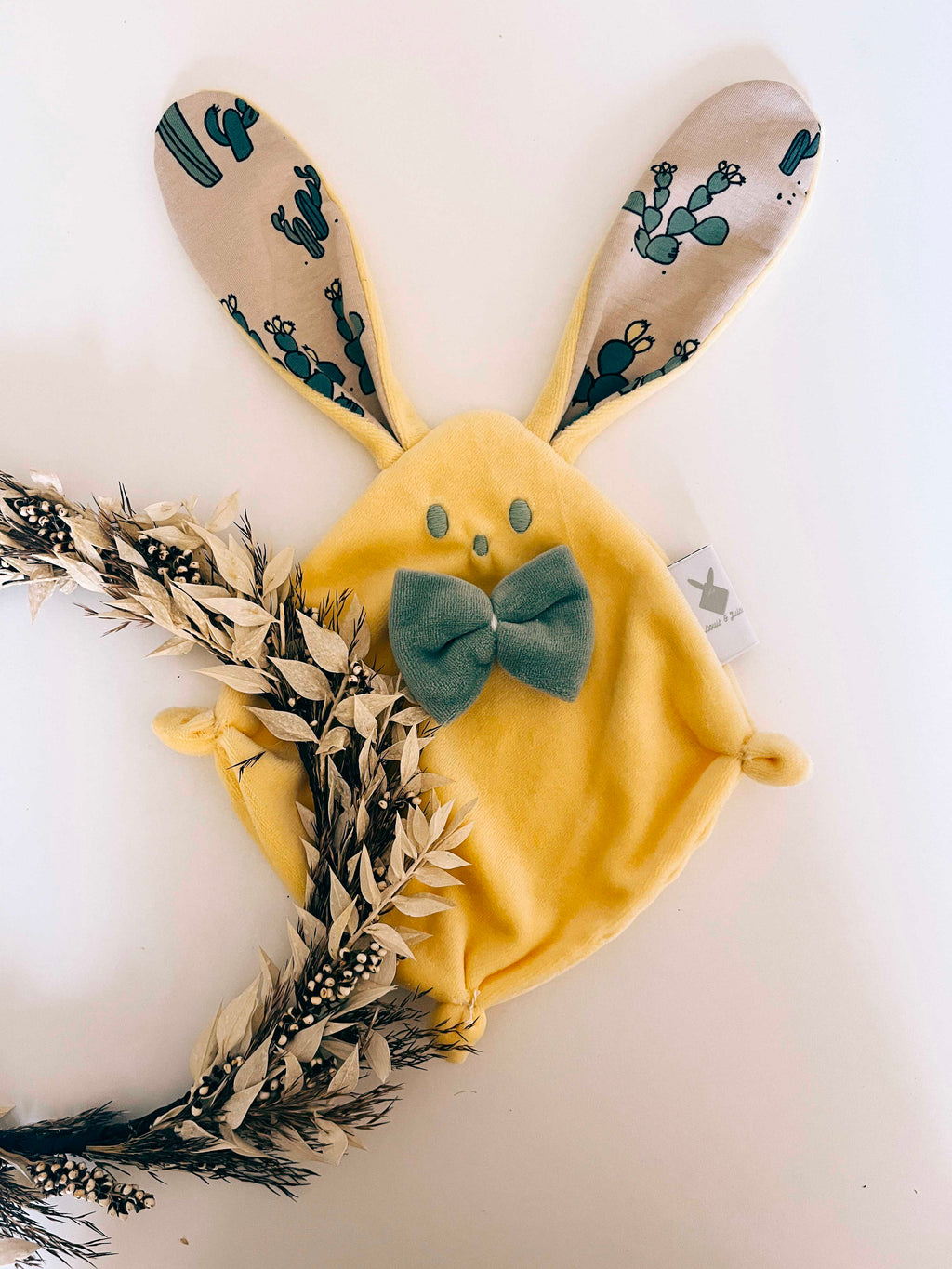 Doudou Velours Mini - Cactus