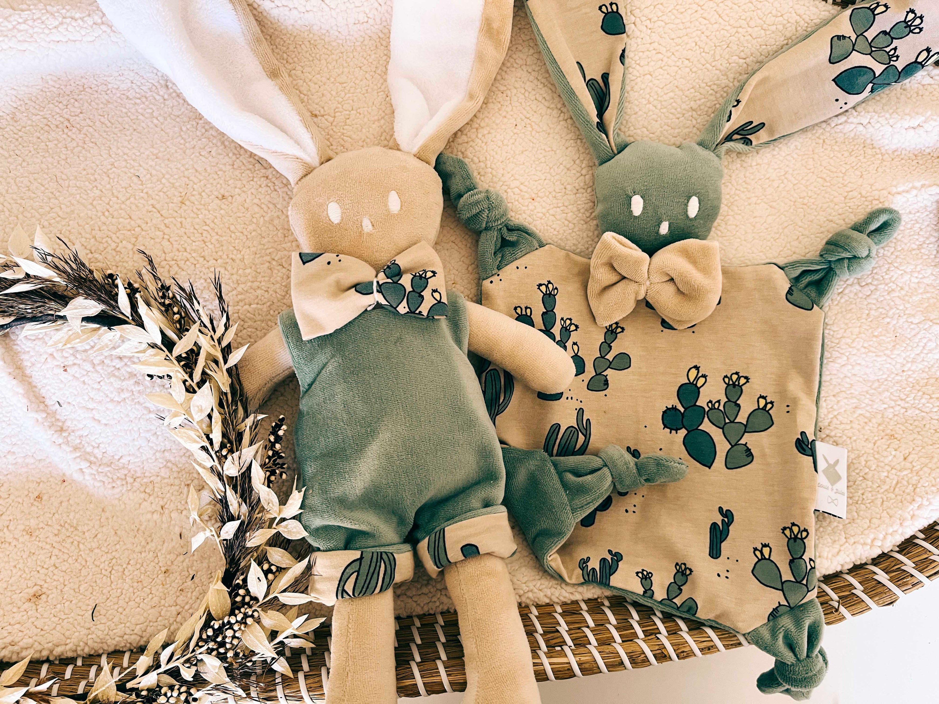 Doudou Velours Chouchou – Cactus