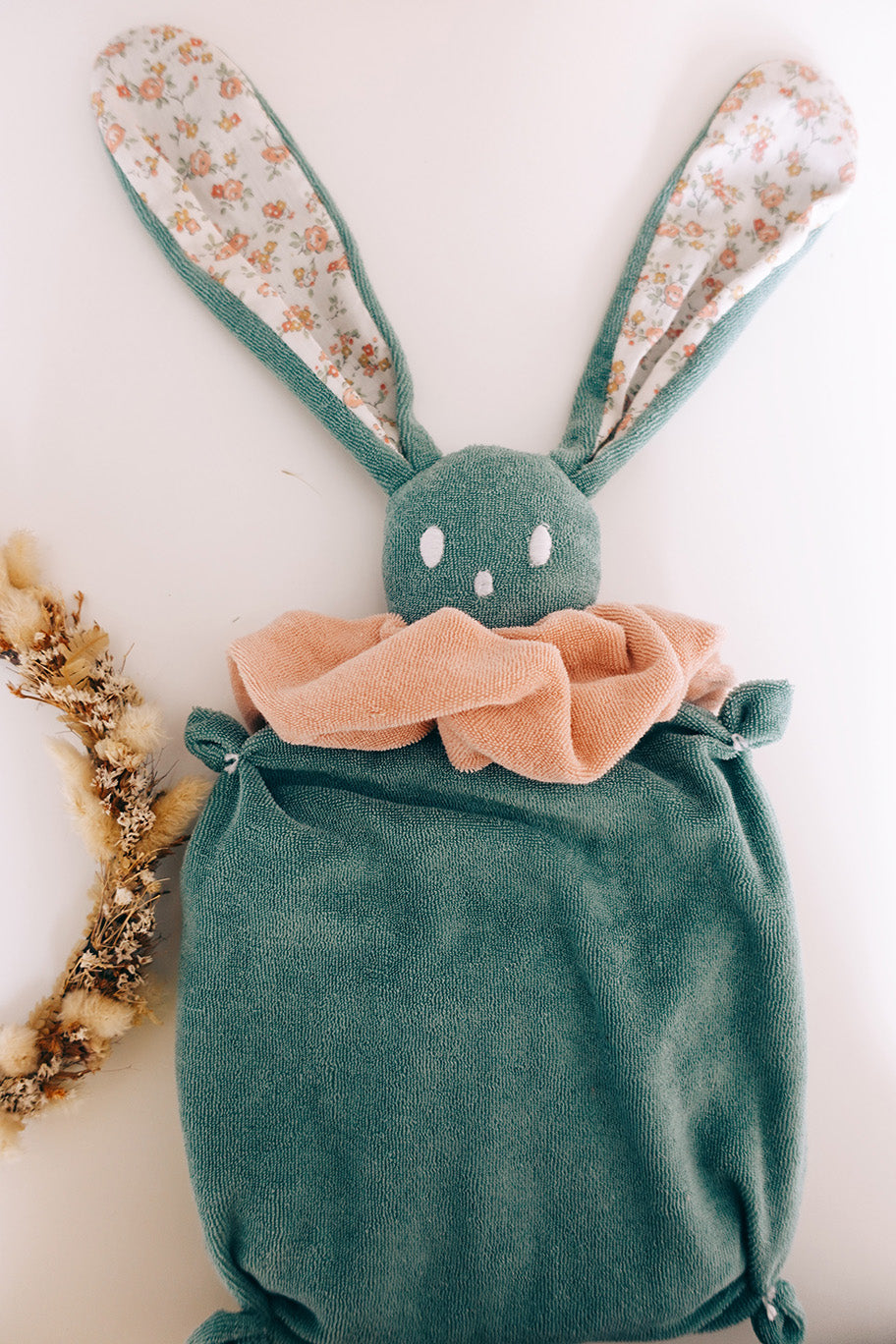 Bouillotte noyaux de cerise éponge - Anouk