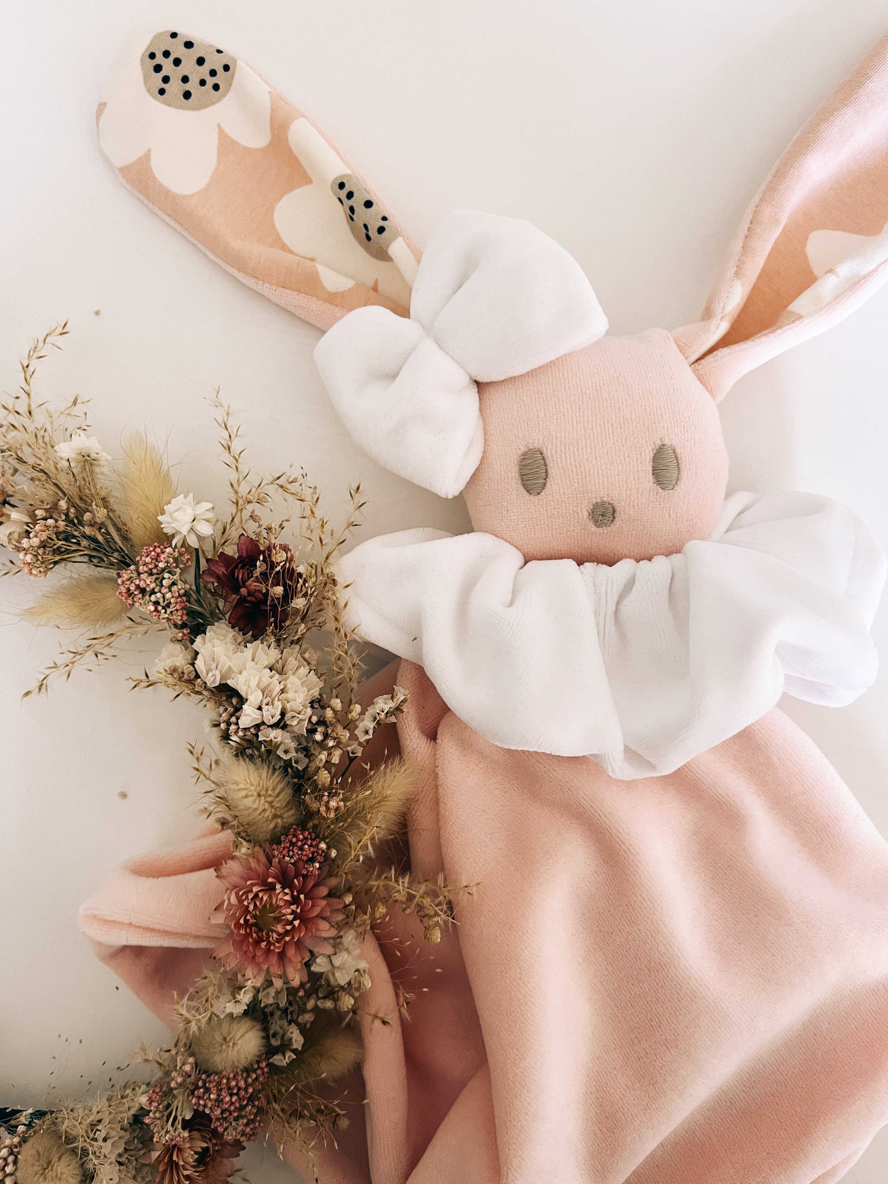 Doudou Velours Câlin - Bloom Bloom Pink