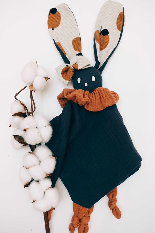 Doudou Lange Câlin avec noeuds - Apple