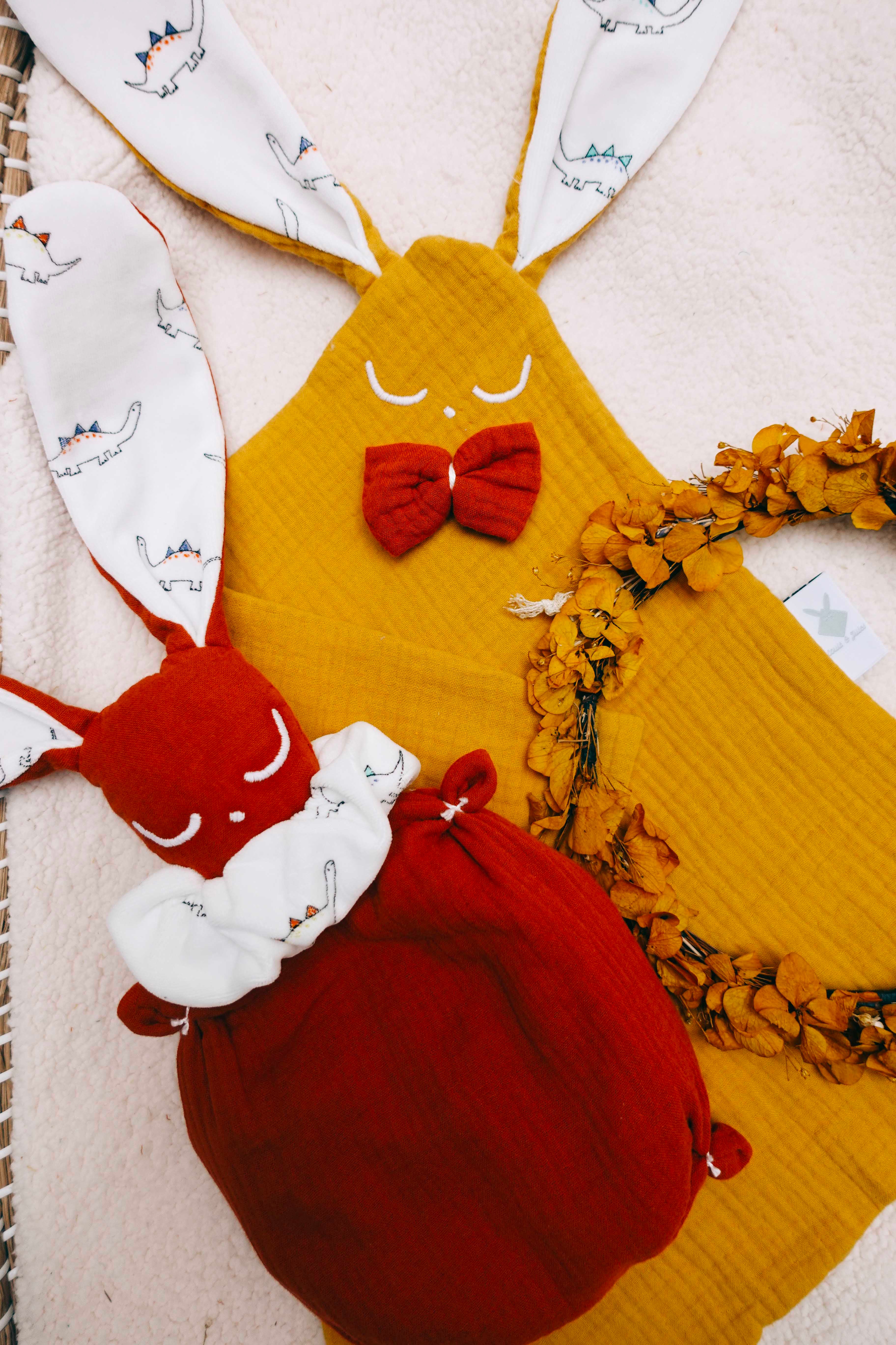 Doudou Lange Cocooning - Poppy Dino