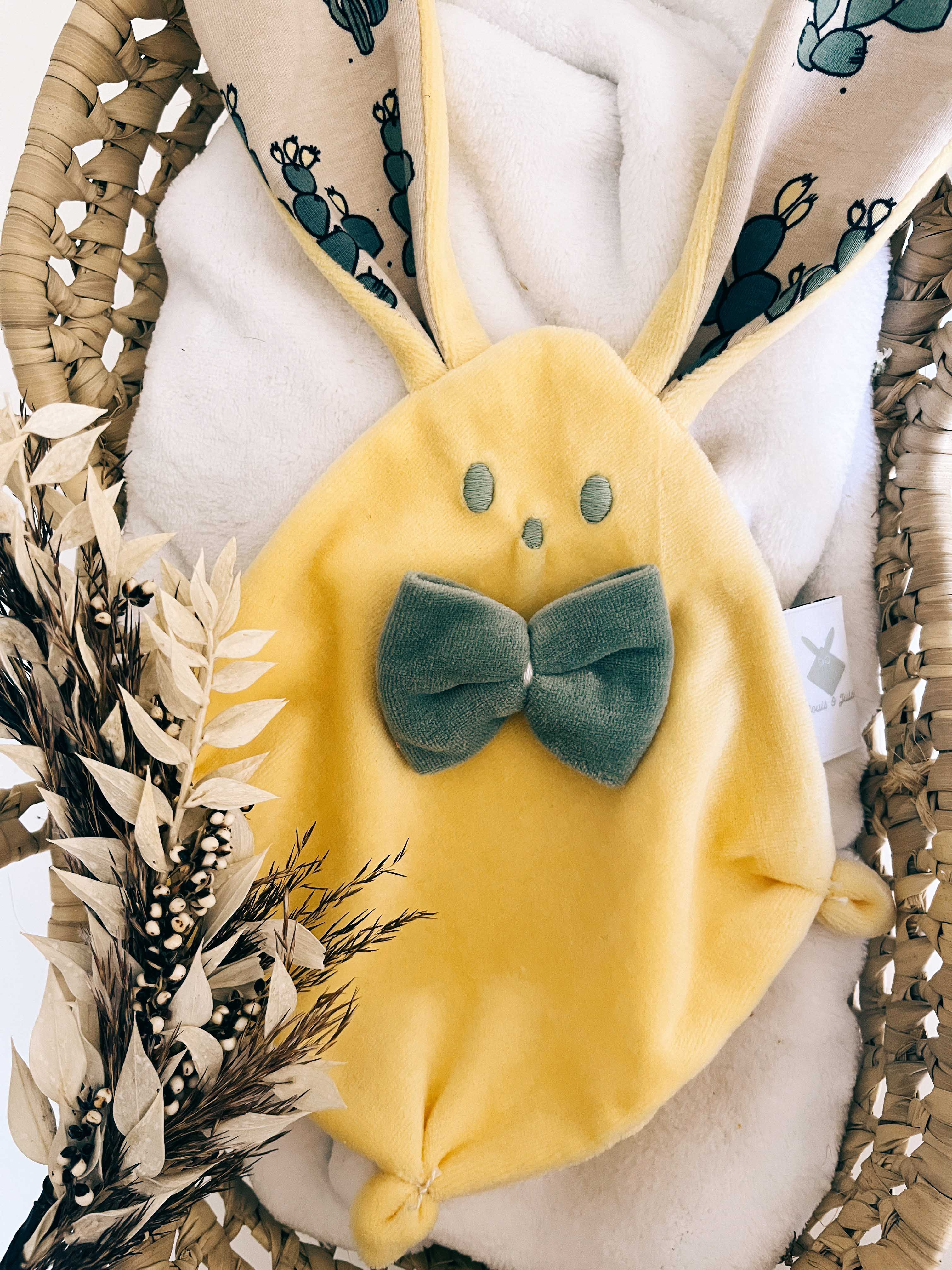 Doudou Velours Mini - Cactus