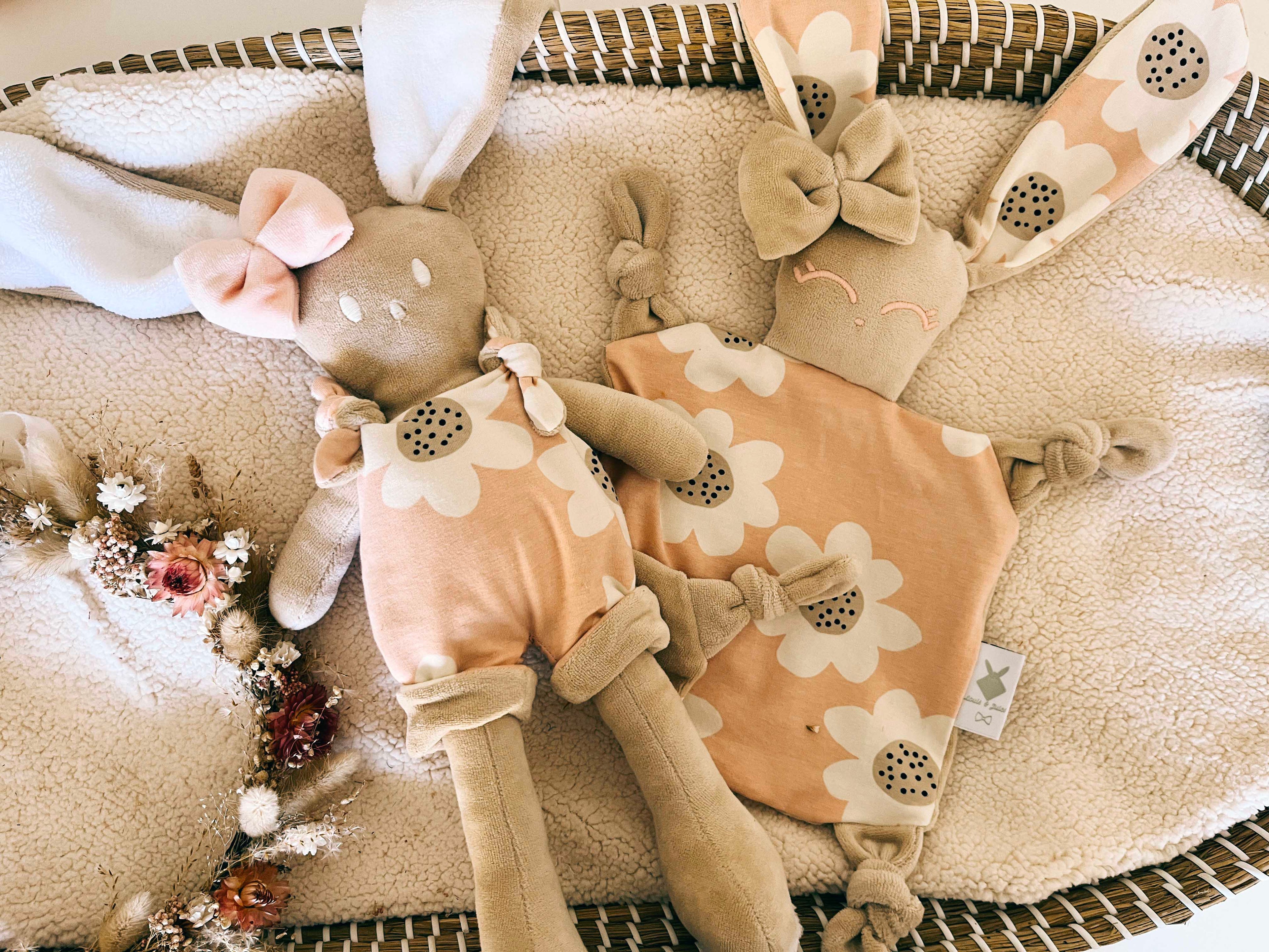 Doudou Velours Chouchou – Bloom Bloom Pink