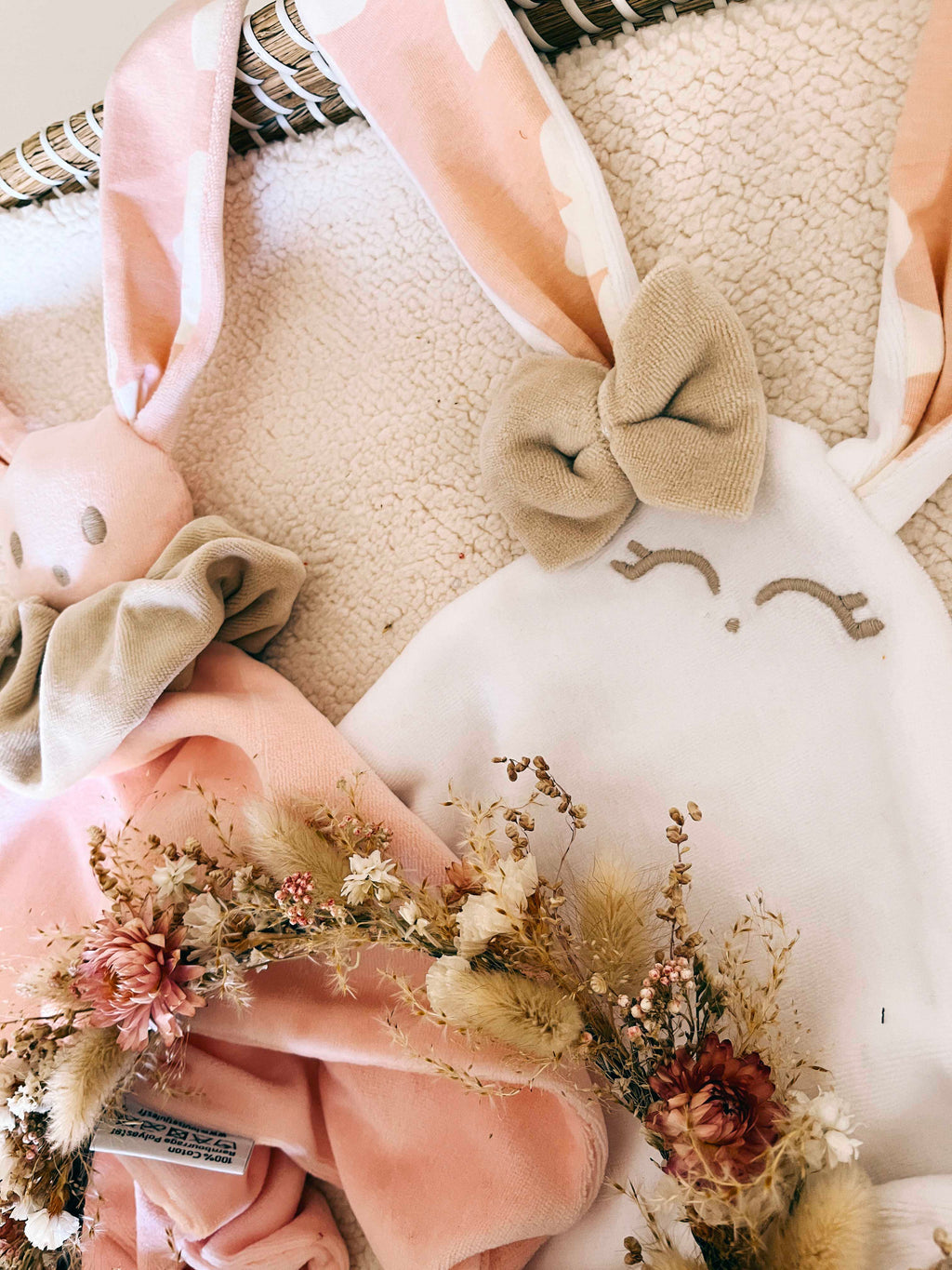 Doudou Velours Mini - Bloom Bloom Pink