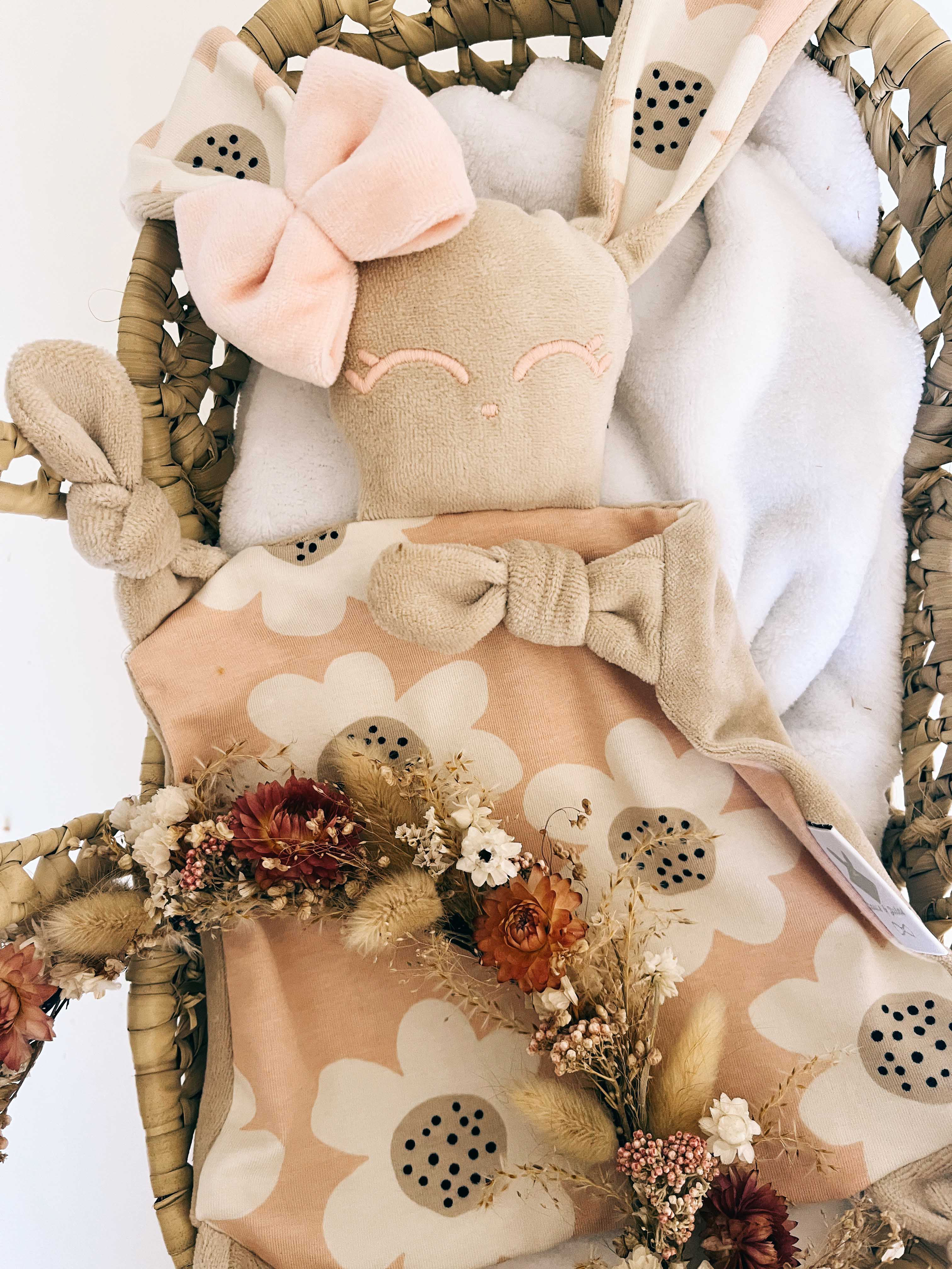 Doudou Velours Chouchou – Bloom Bloom Pink