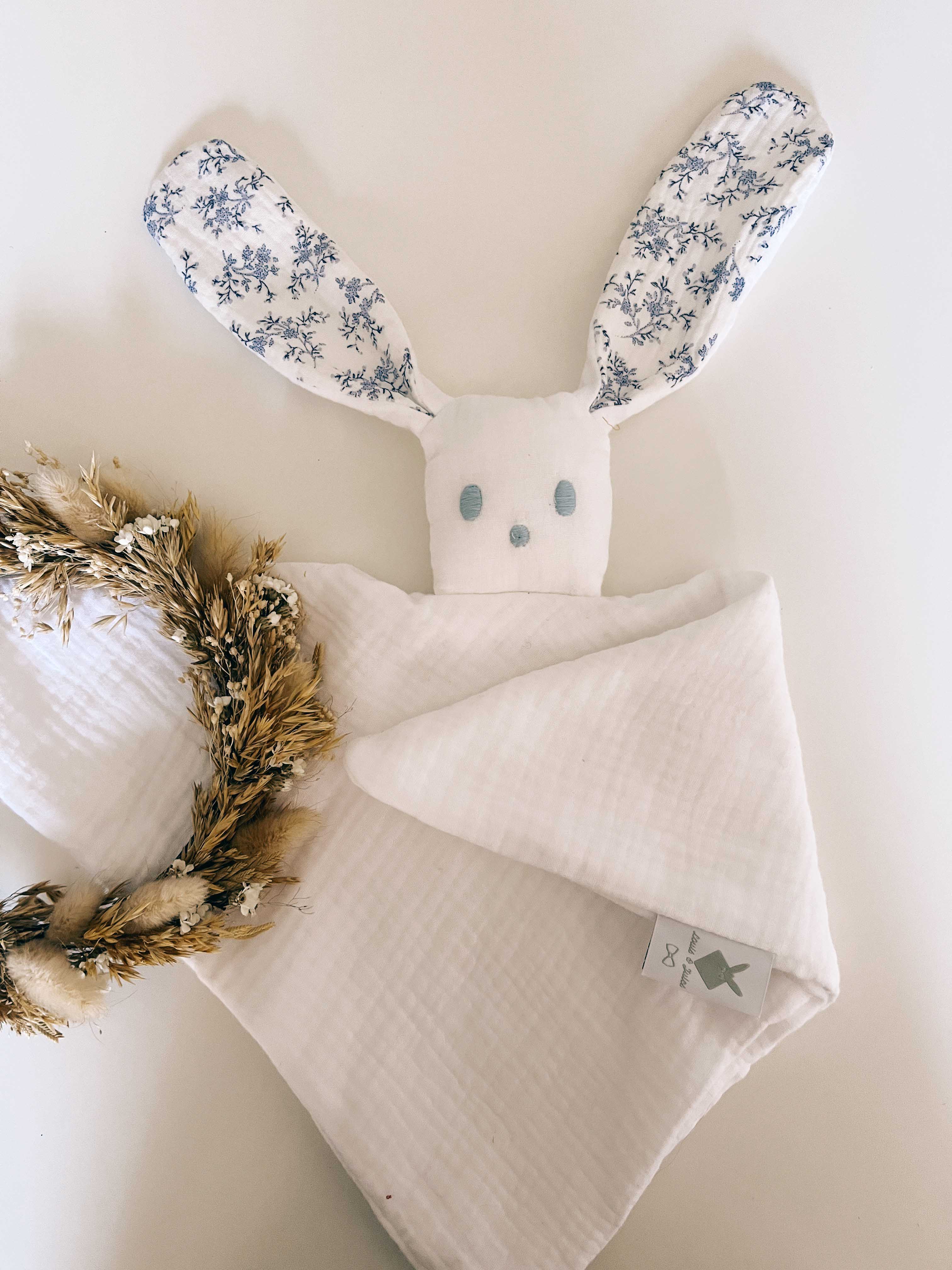 Doudou lange Câlin - Margot Bleu