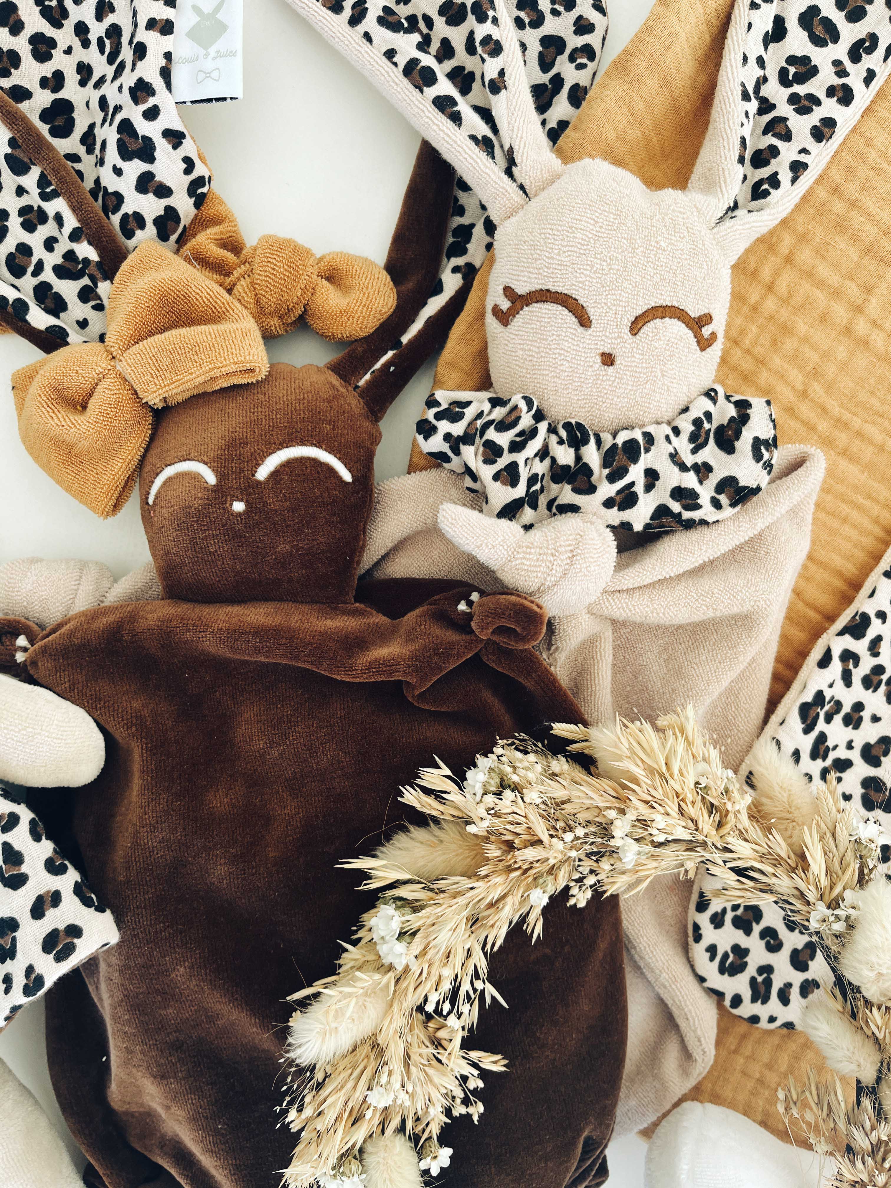 Bouillotte noyaux de cerise velours - Mia