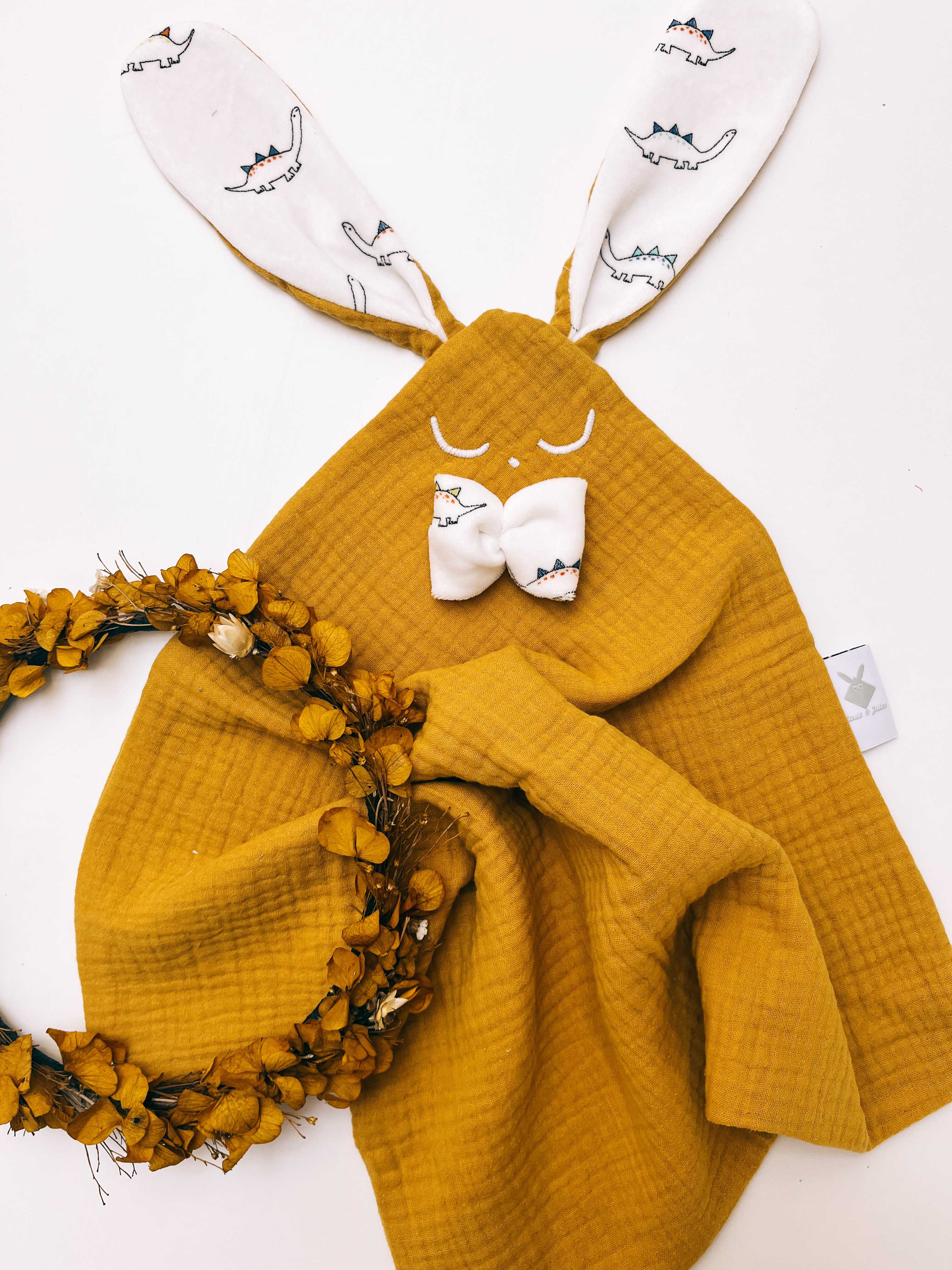 Doudou Lange Cocooning - Poppy Dino