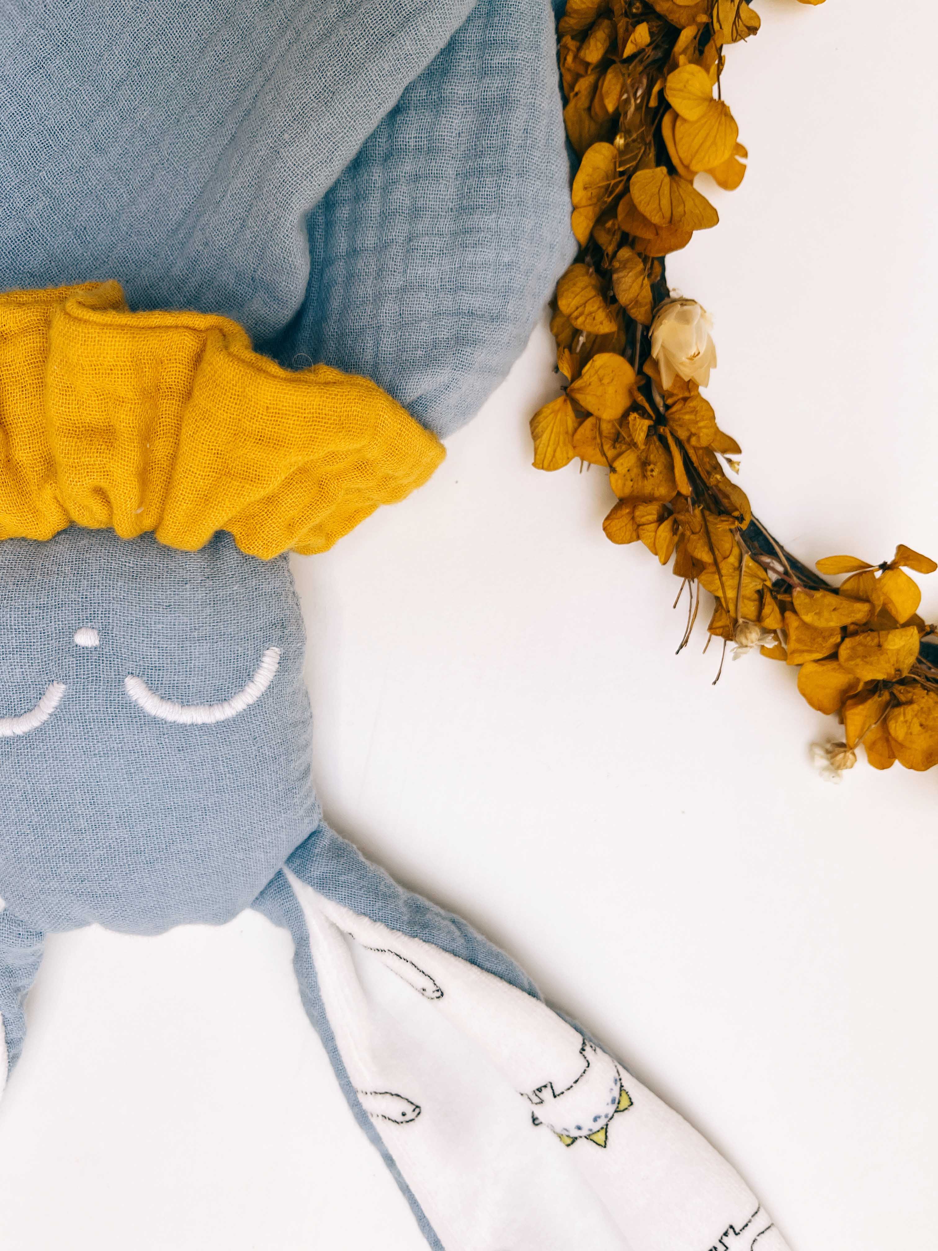 Doudou lange Câlin - Poppy Dino