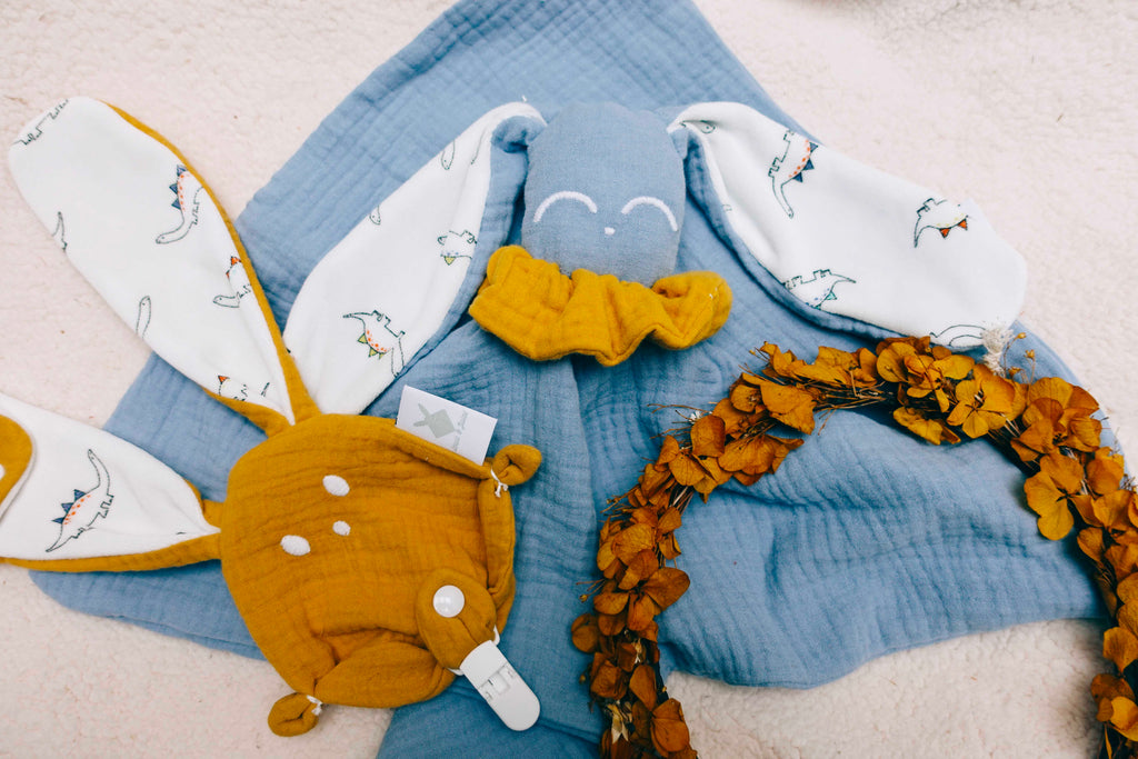 Doudou lange Câlin - Poppy Dino