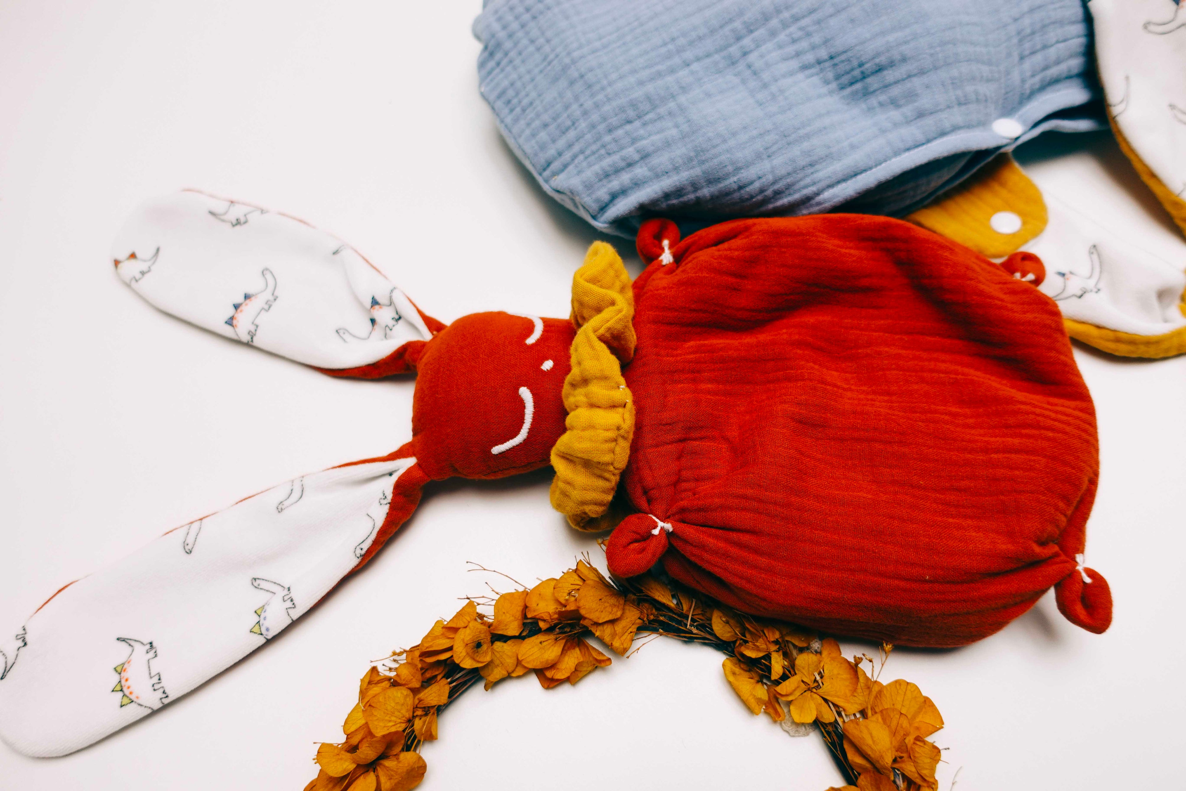 Bouillotte noyaux de cerise Lange - Poppy Dino