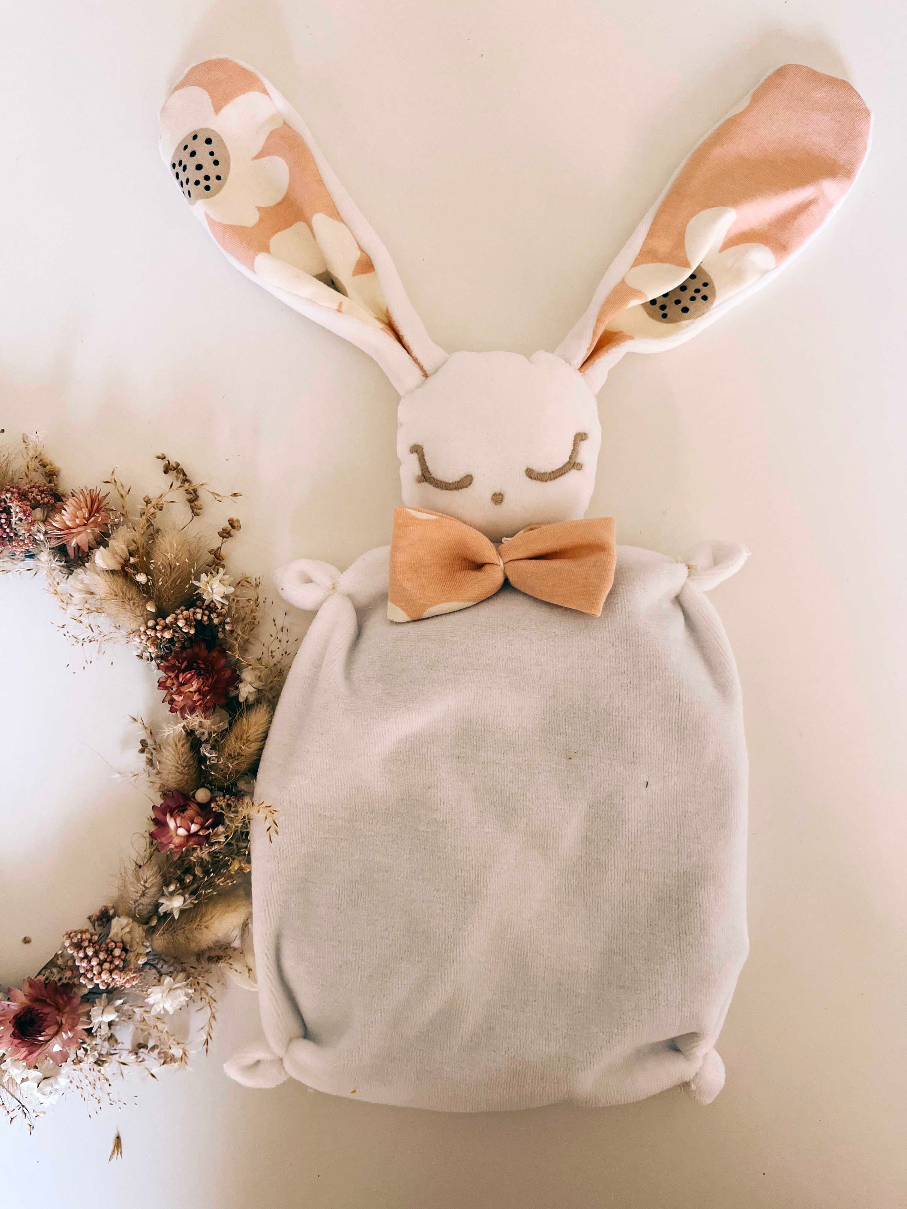 Bouillotte noyaux de cerise velours - Bloom Bloom Pink