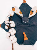 Doudou Lange Câlin avec noeuds - Apple