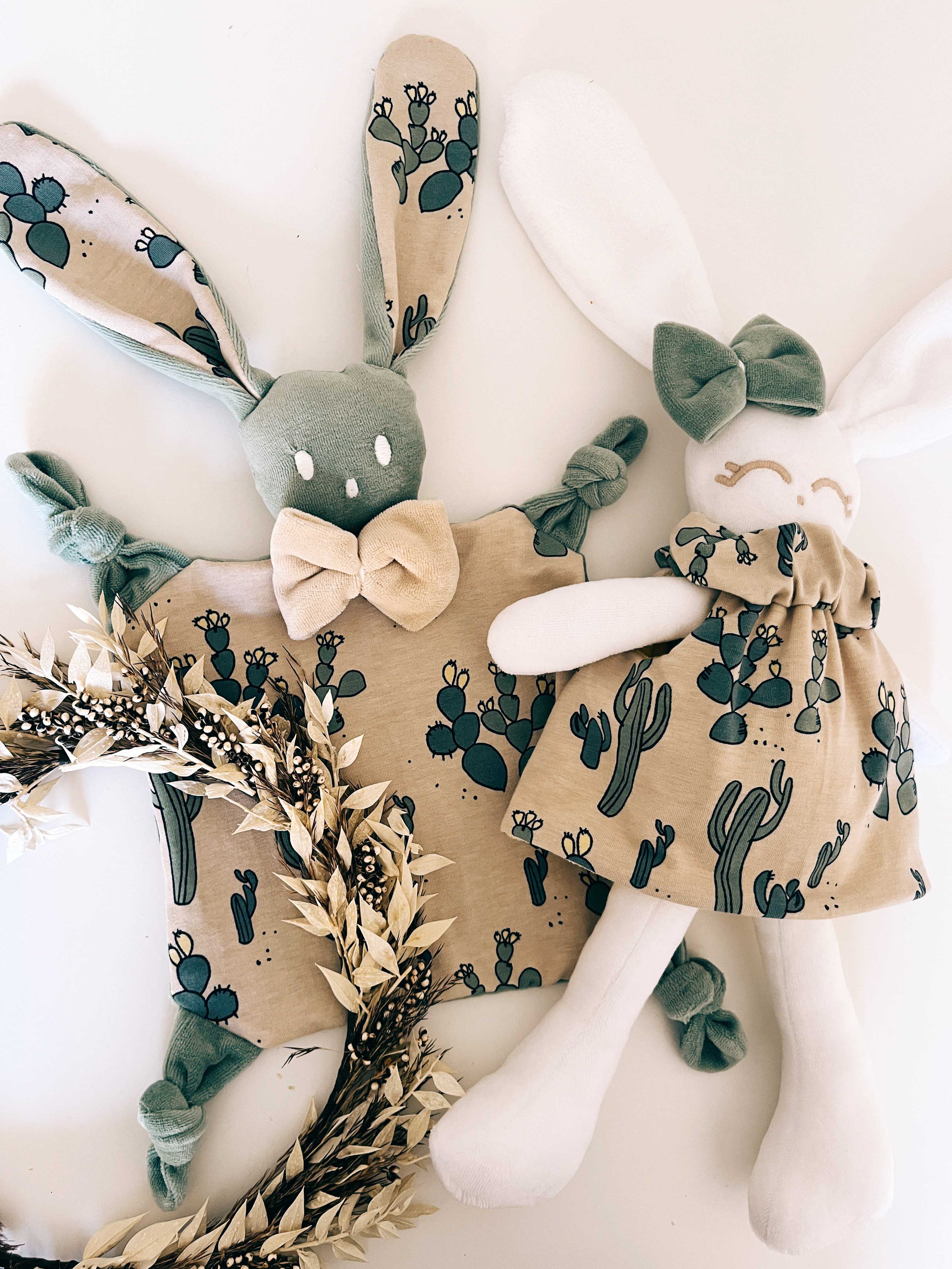 Doudou Velours Chouchou – Cactus