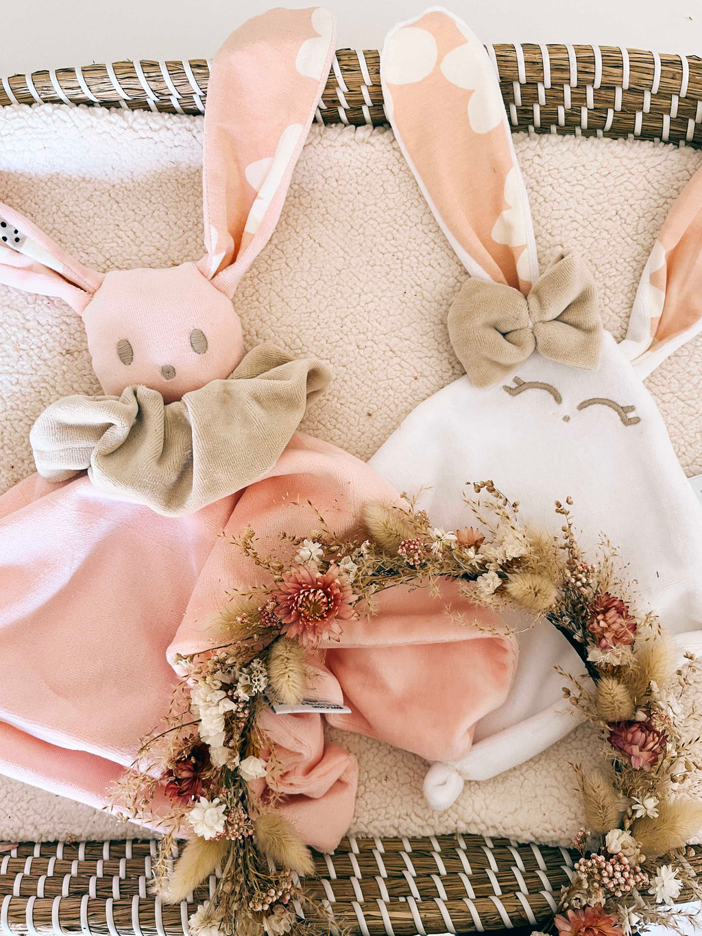 Doudou Velours Mini - Bloom Bloom Pink