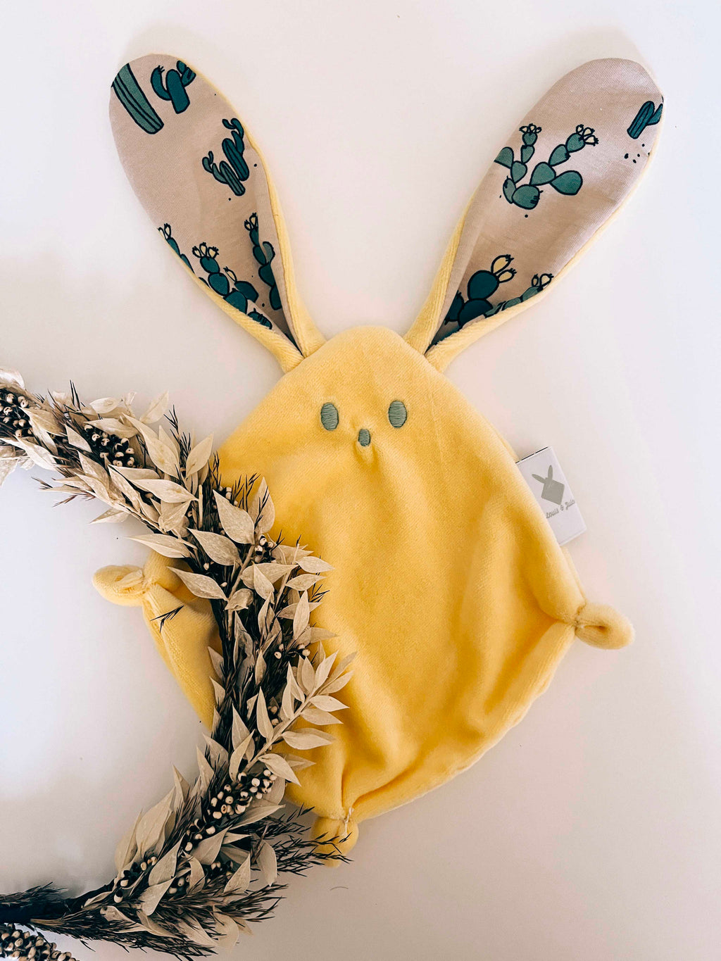 Doudou Velours Mini - Cactus
