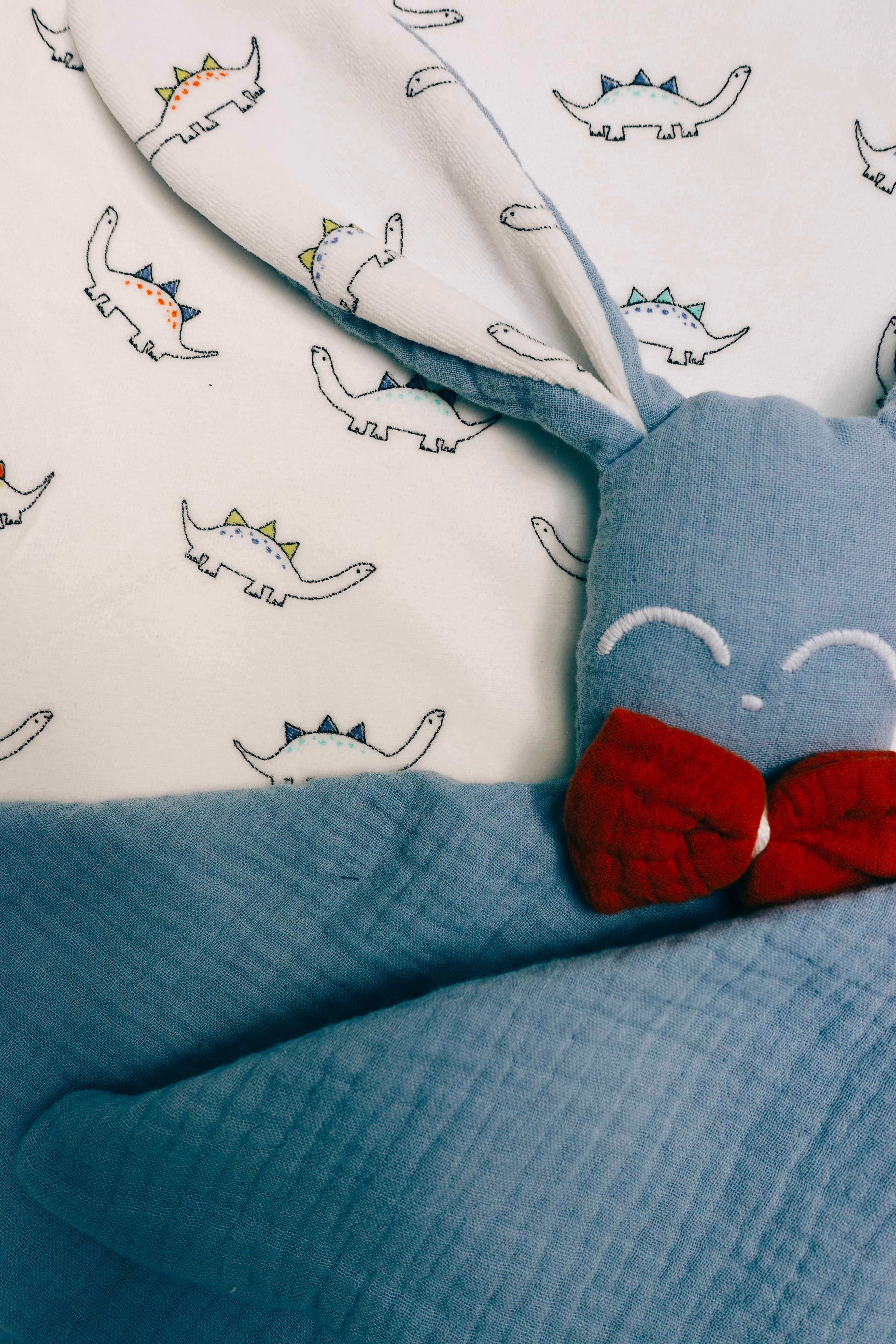Doudou lange Câlin - Poppy Dino