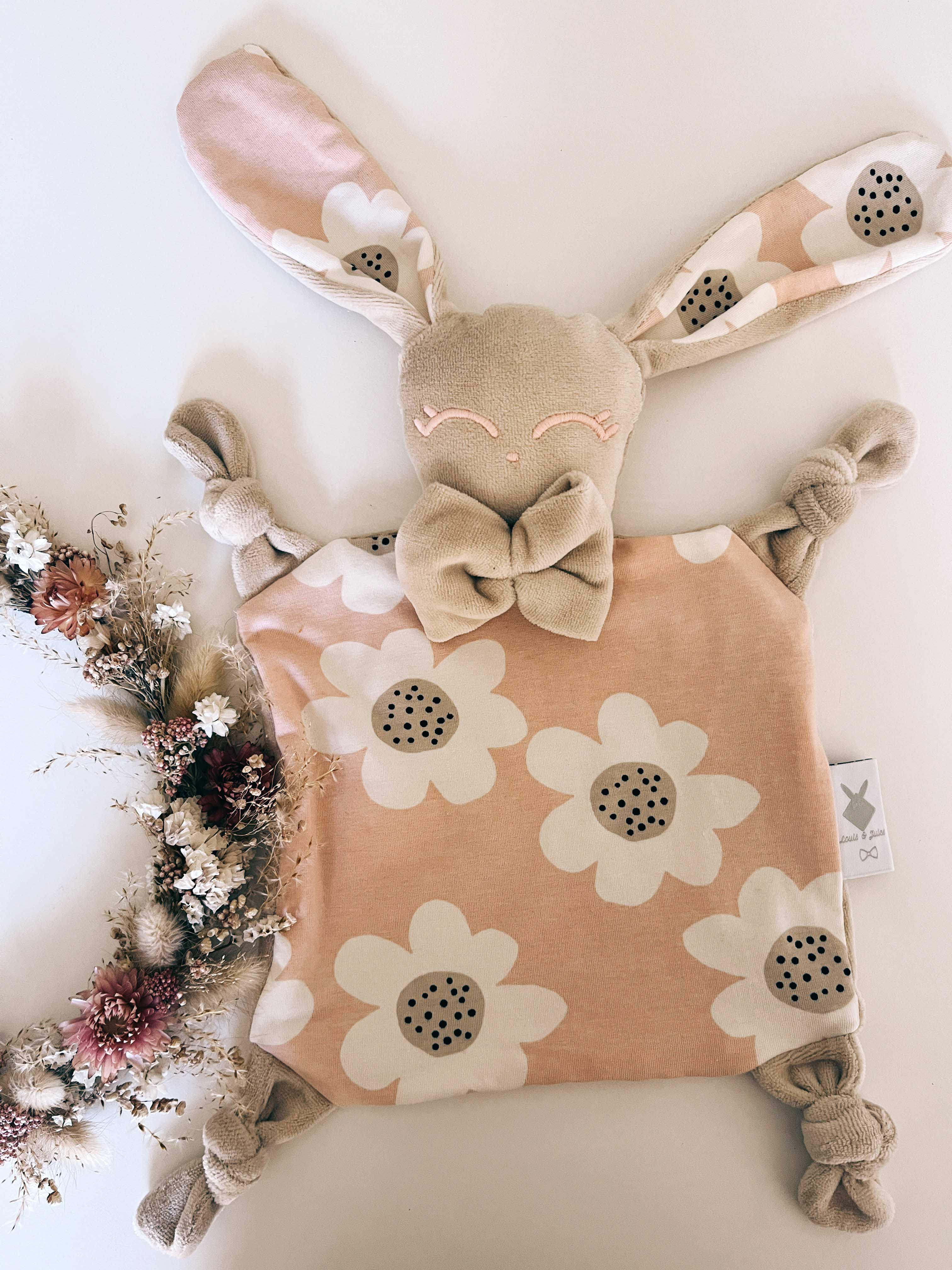 Doudou Velours Chouchou – Bloom Bloom Pink