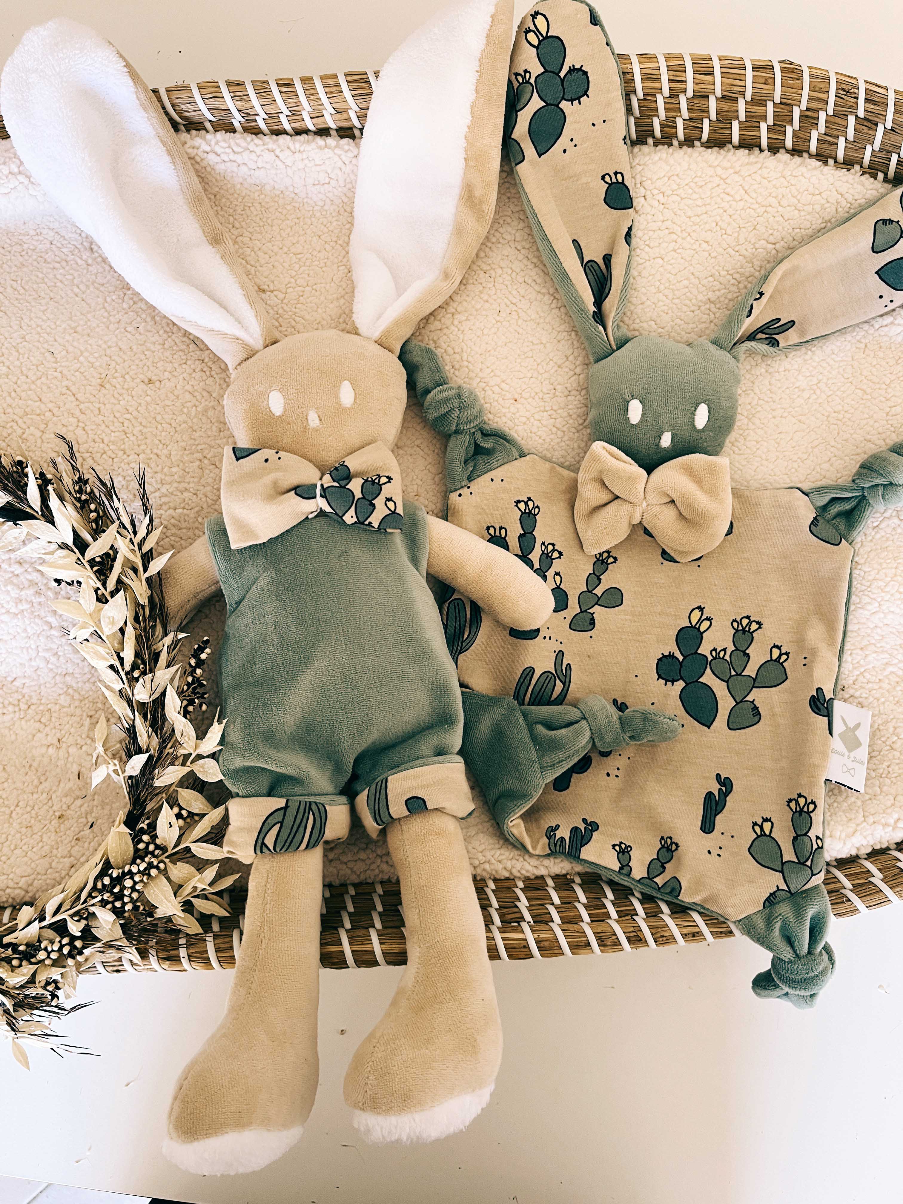 Doudou Velours Chouchou – Cactus