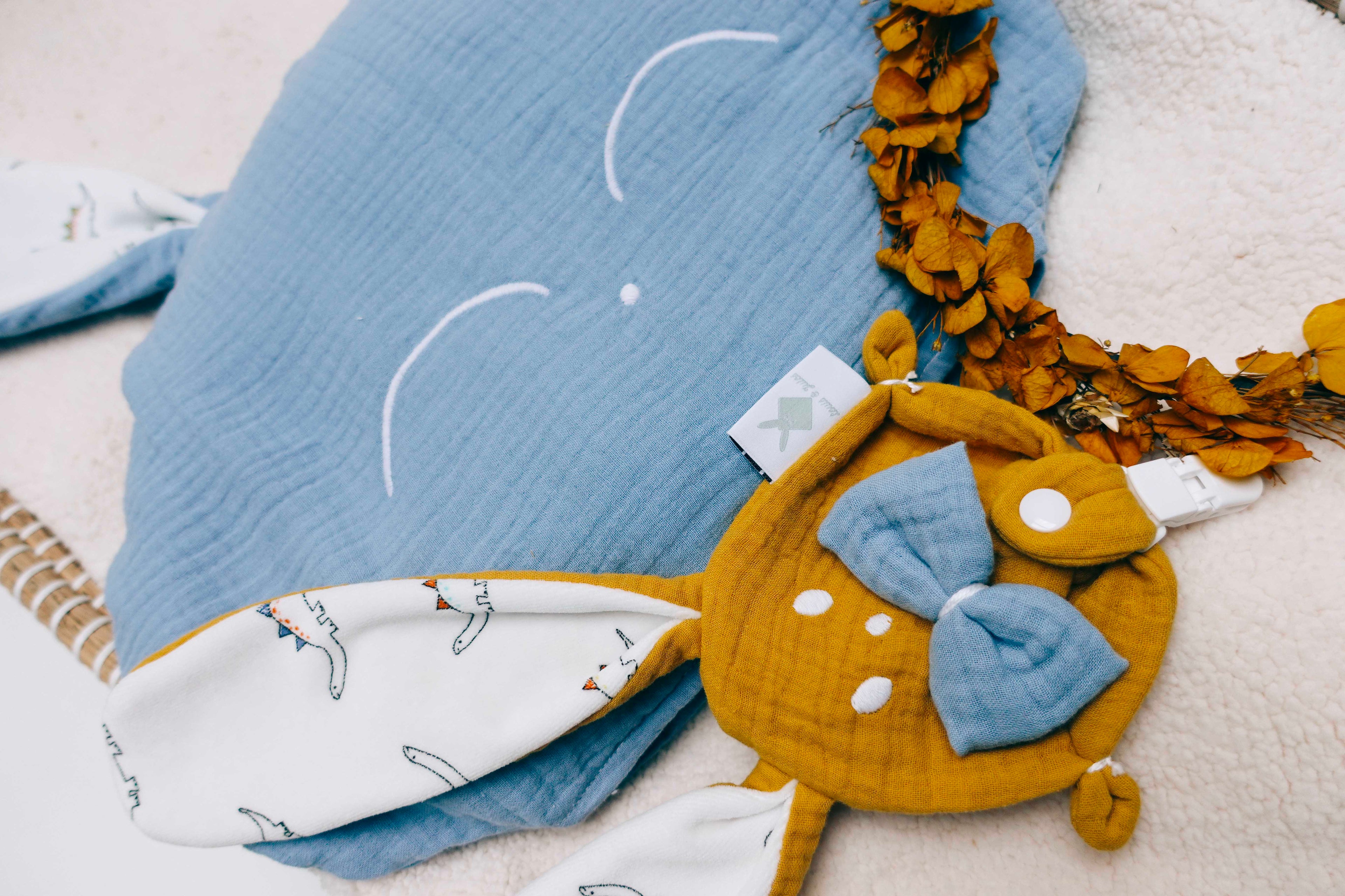 Petit Coussin Lange - Poppy Dino