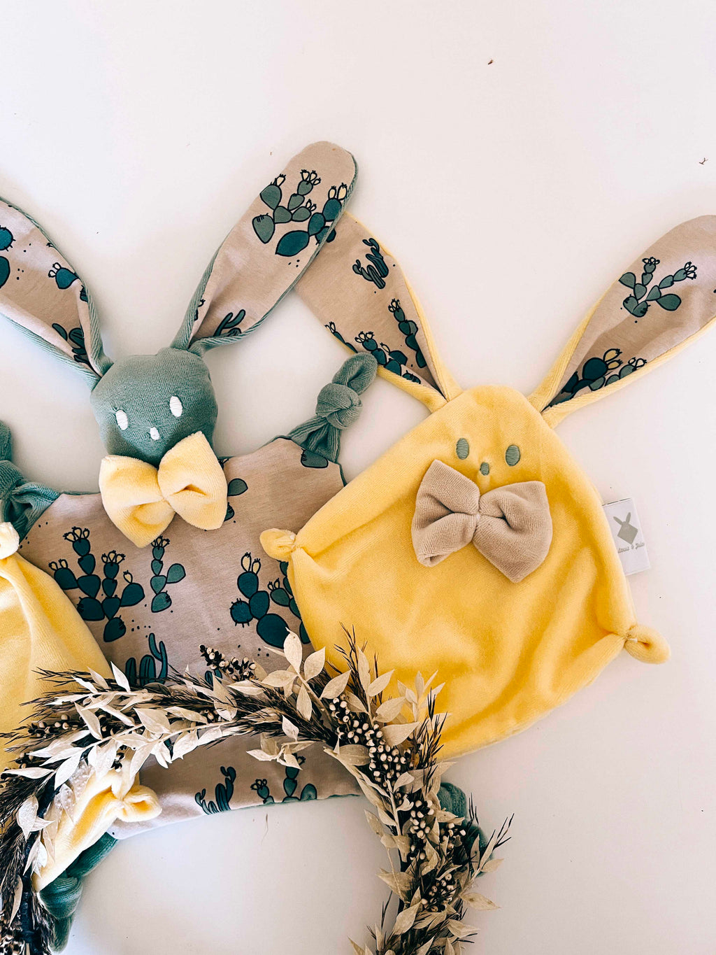 Doudou Velours Mini - Cactus