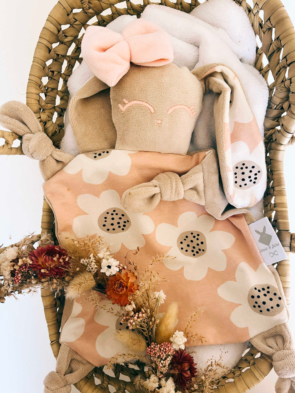 Doudou Velours Chouchou – Bloom Bloom Pink