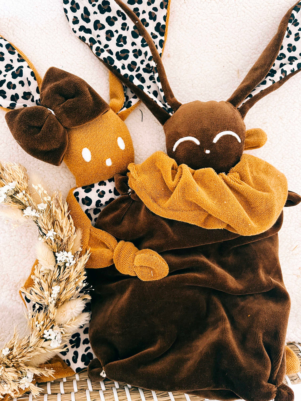 Bouillotte noyaux de cerise velours - Mia