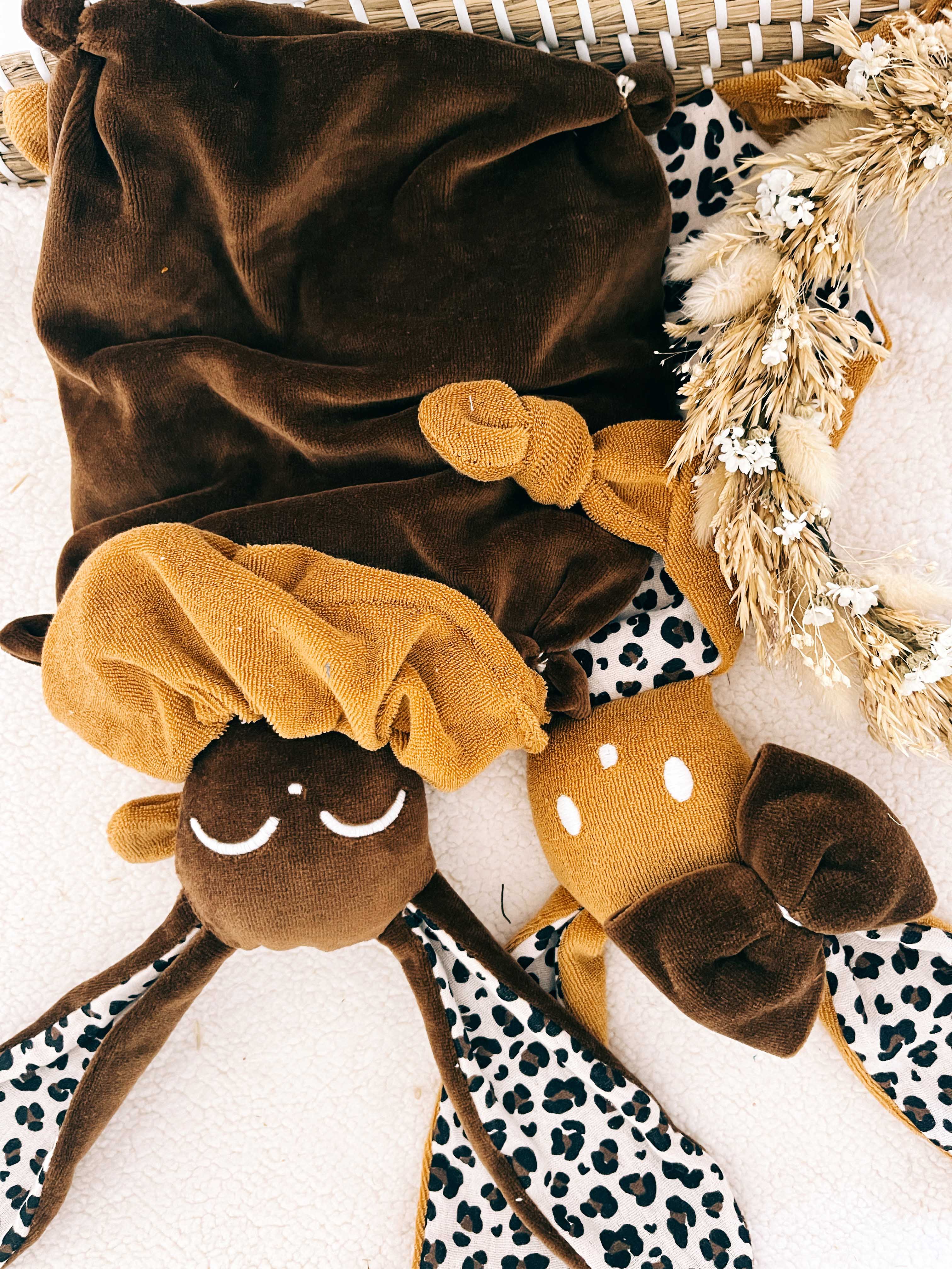 Bouillotte noyaux de cerise velours - Mia