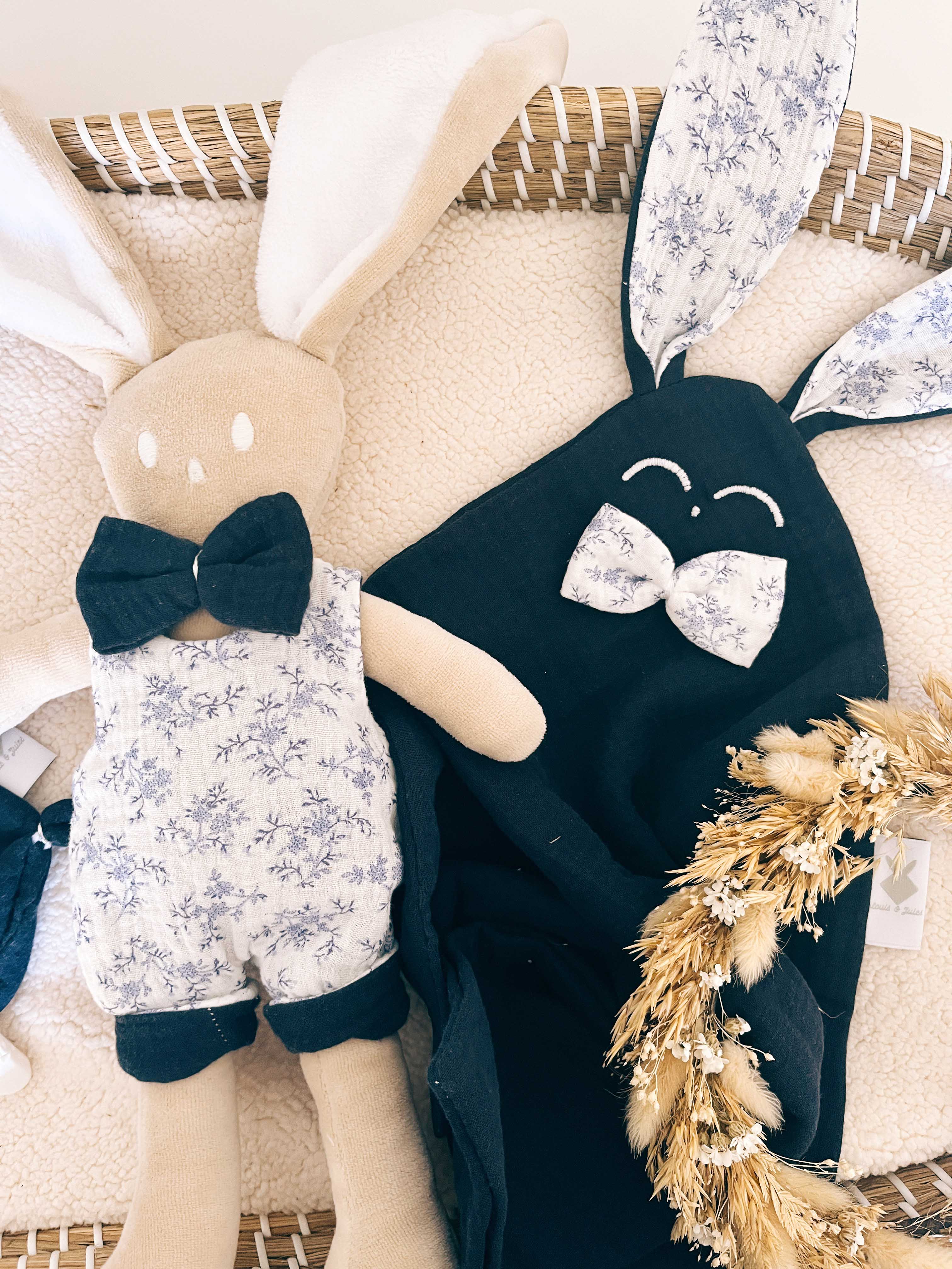 Doudou Lange Cocooning - Margot Bleu