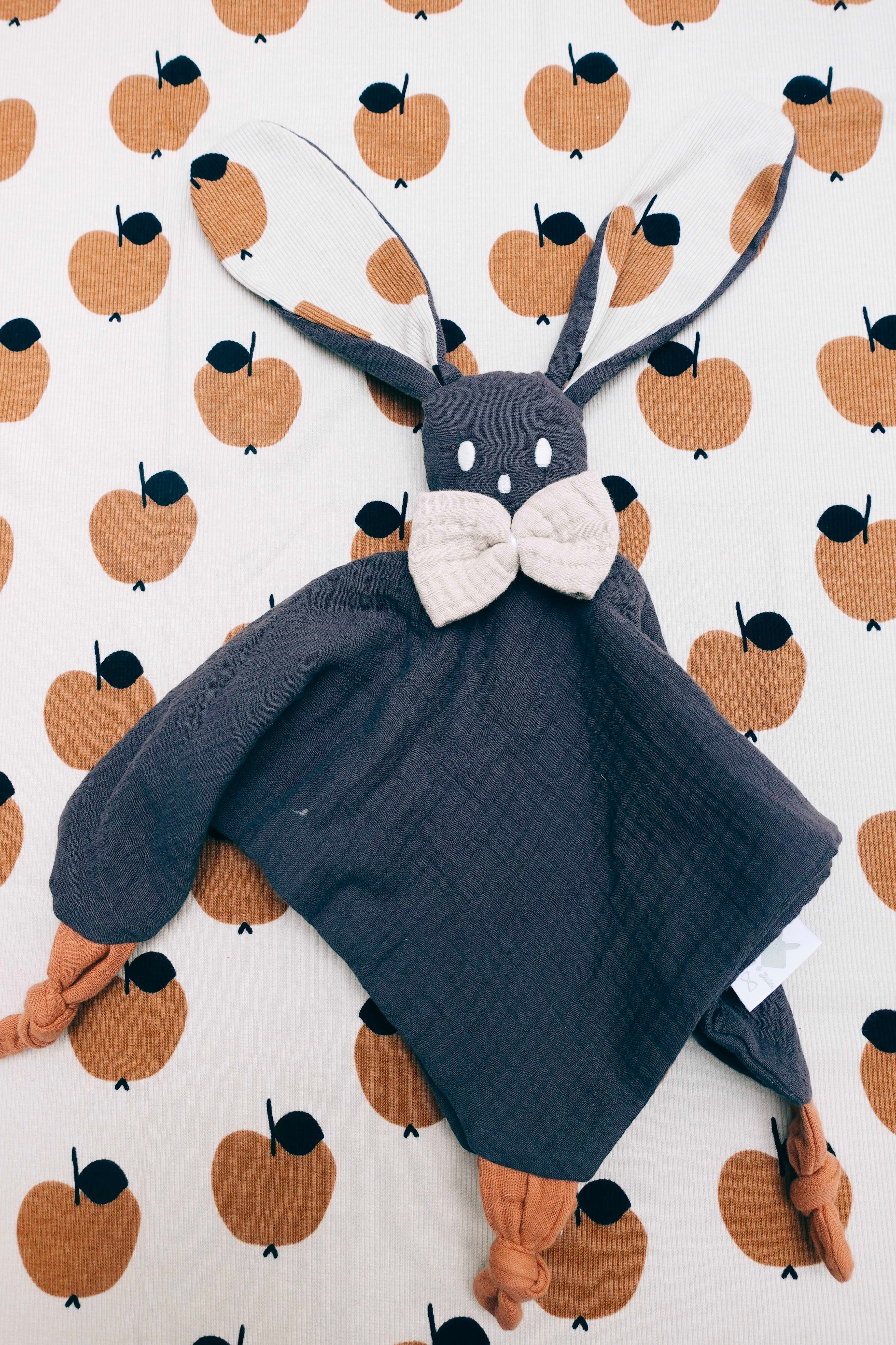 Doudou Lange Câlin avec noeuds - Apple