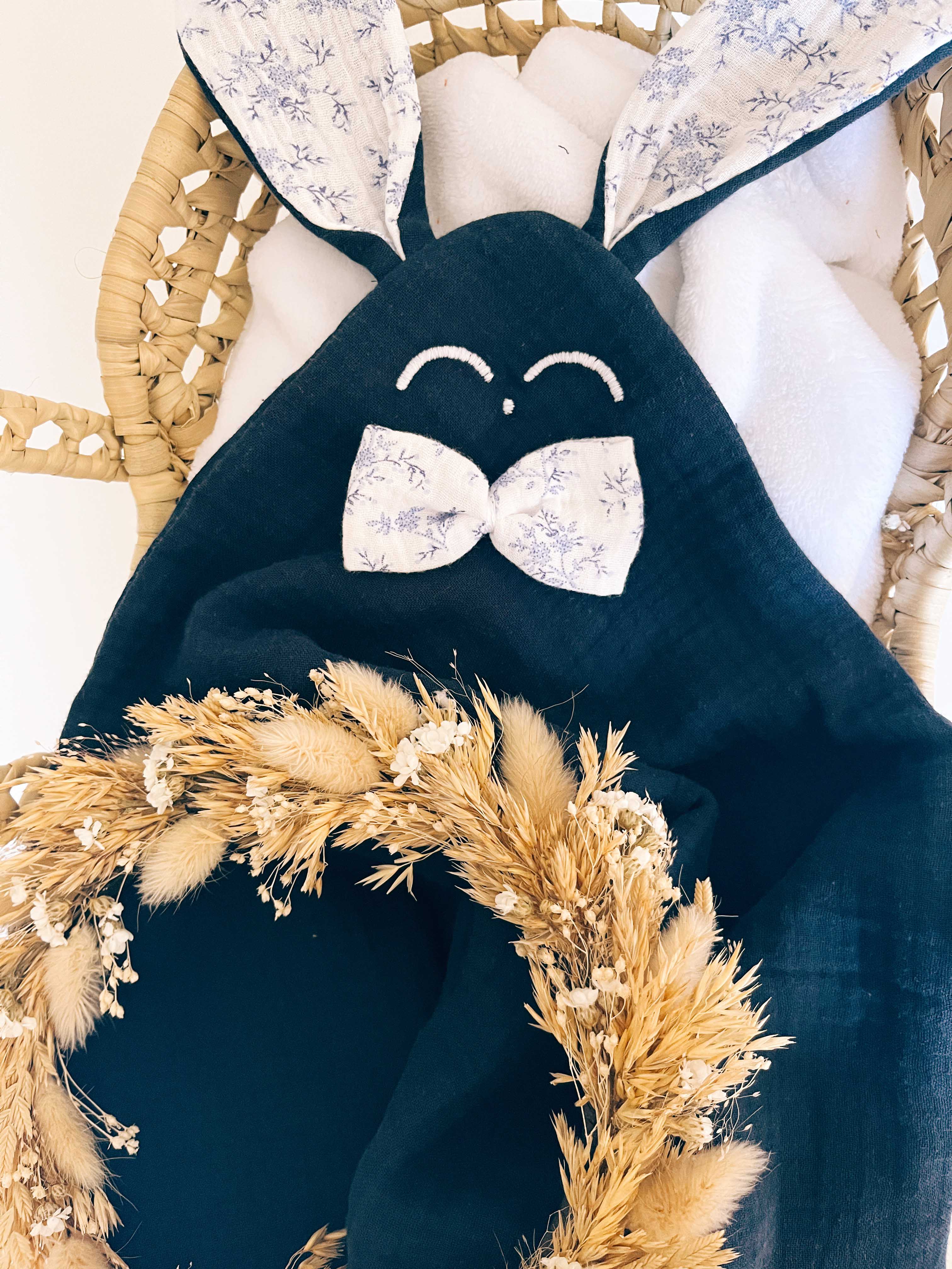 Doudou Lange Cocooning - Margot Bleu