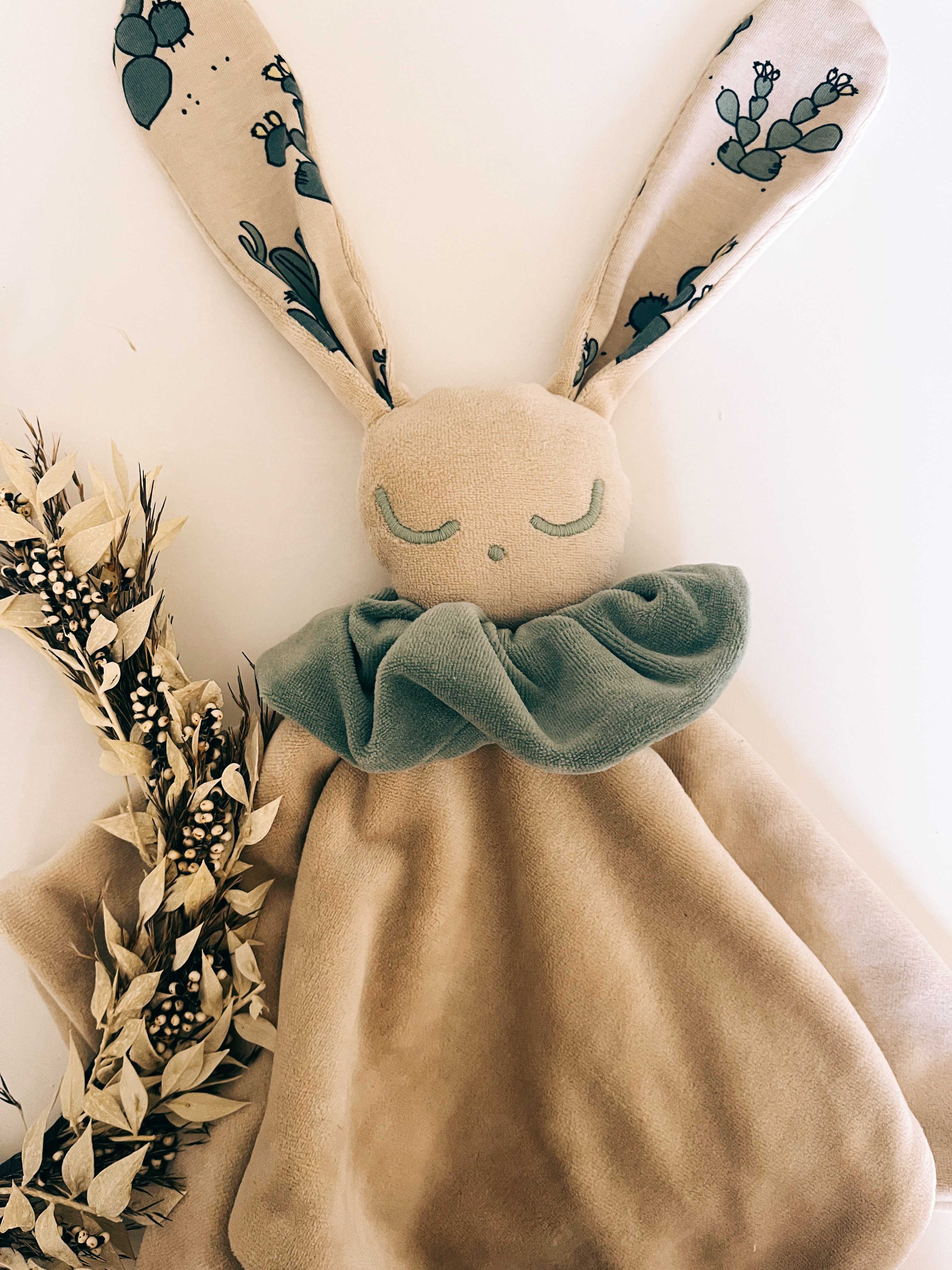 Doudou Velours Câlin - Cactus