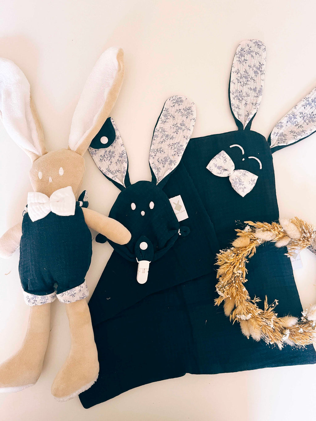 Doudou Lange Cocooning - Margot Bleu