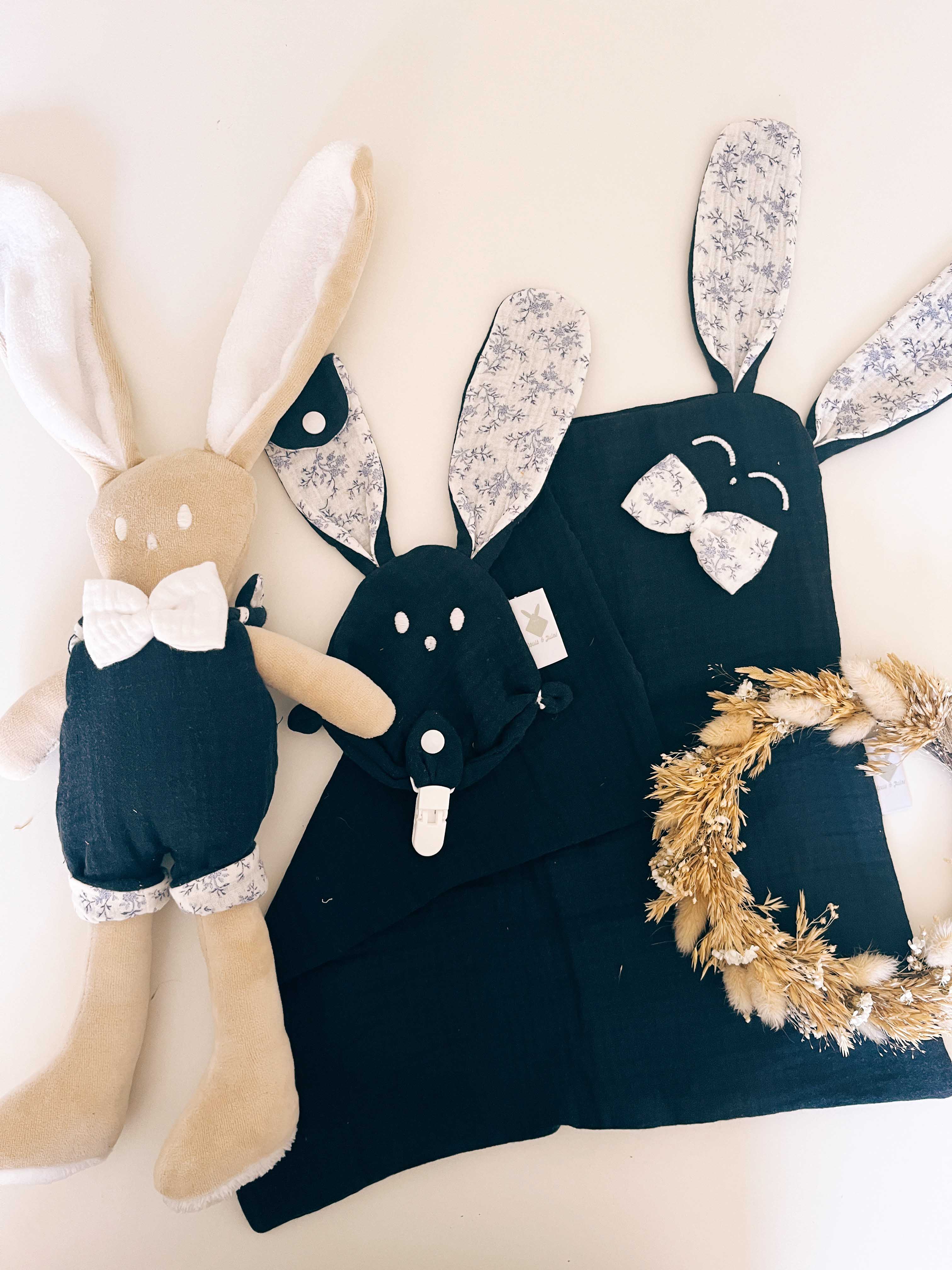 Doudou Lange Cocooning - Margot Bleu