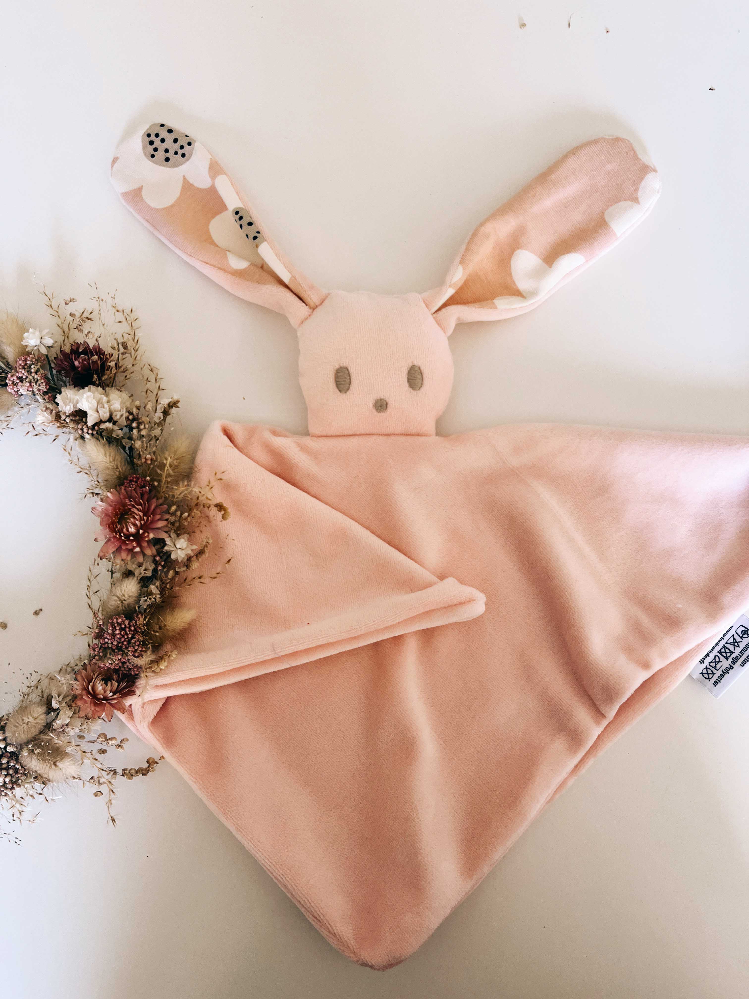 Doudou Velours Câlin - Bloom Bloom Pink