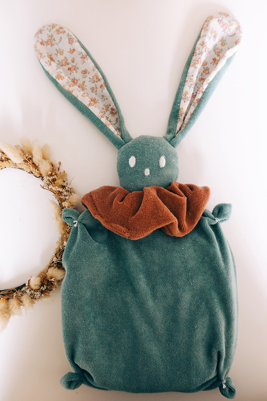 Bouillotte noyaux de cerise éponge - Anouk