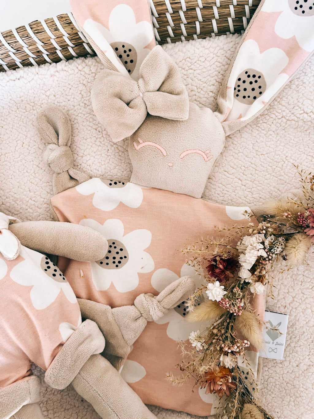 Doudou Velours Chouchou – Bloom Bloom Pink