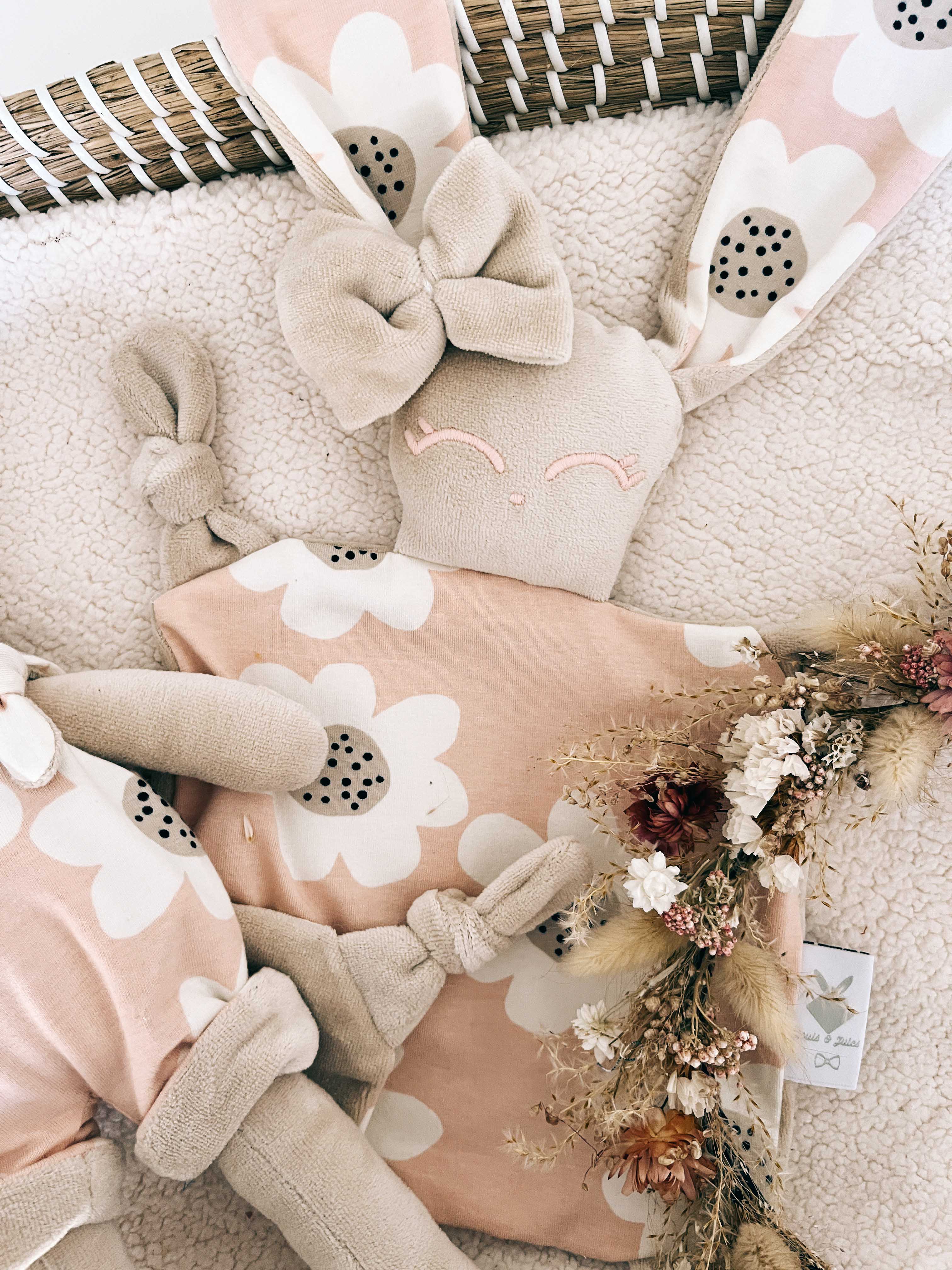 Doudou Velours Chouchou – Bloom Bloom Pink